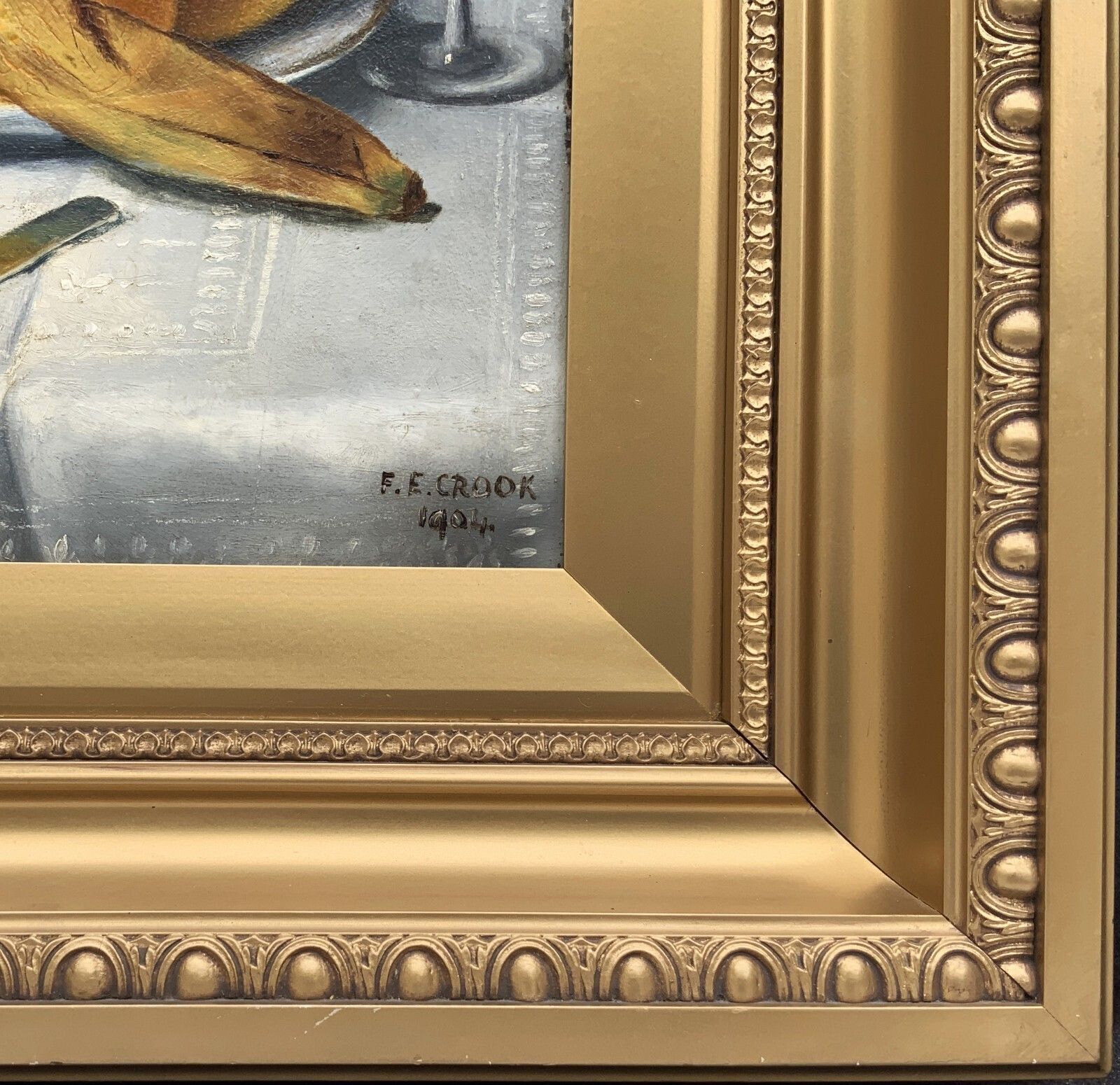 Art Museum Quality Still Life Oil Painting Edwardian Antique Signed Original (2of2) photo