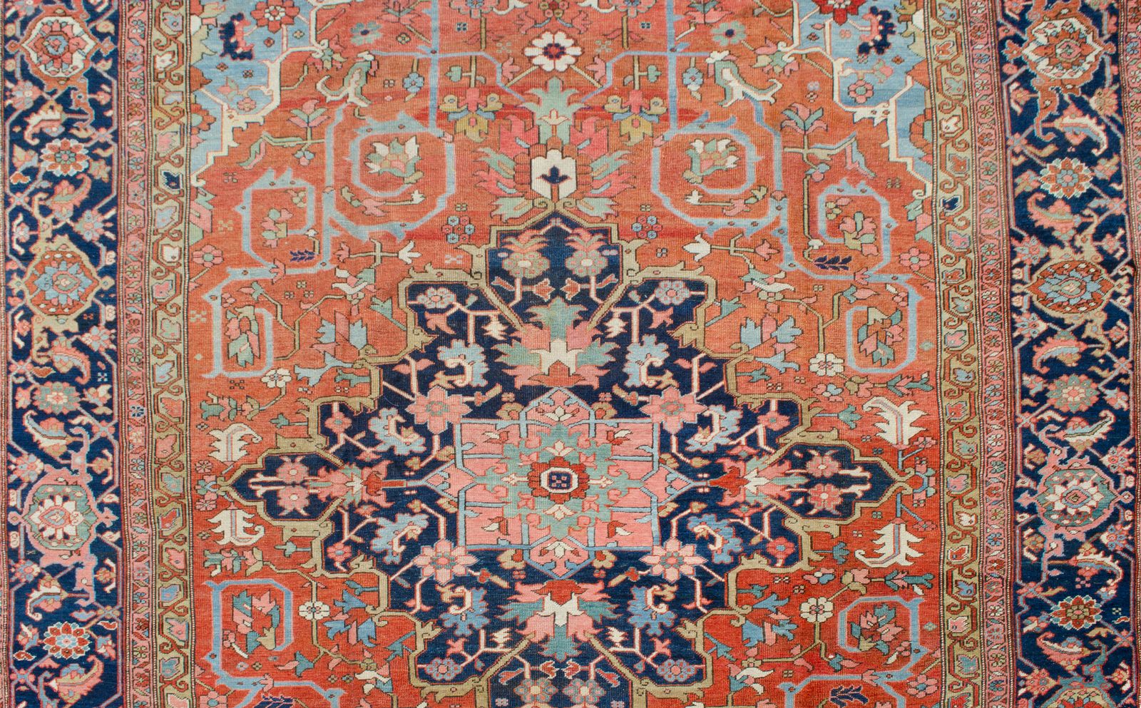 Antiek Heriz tapijt 457x374cm photo 43680.0
