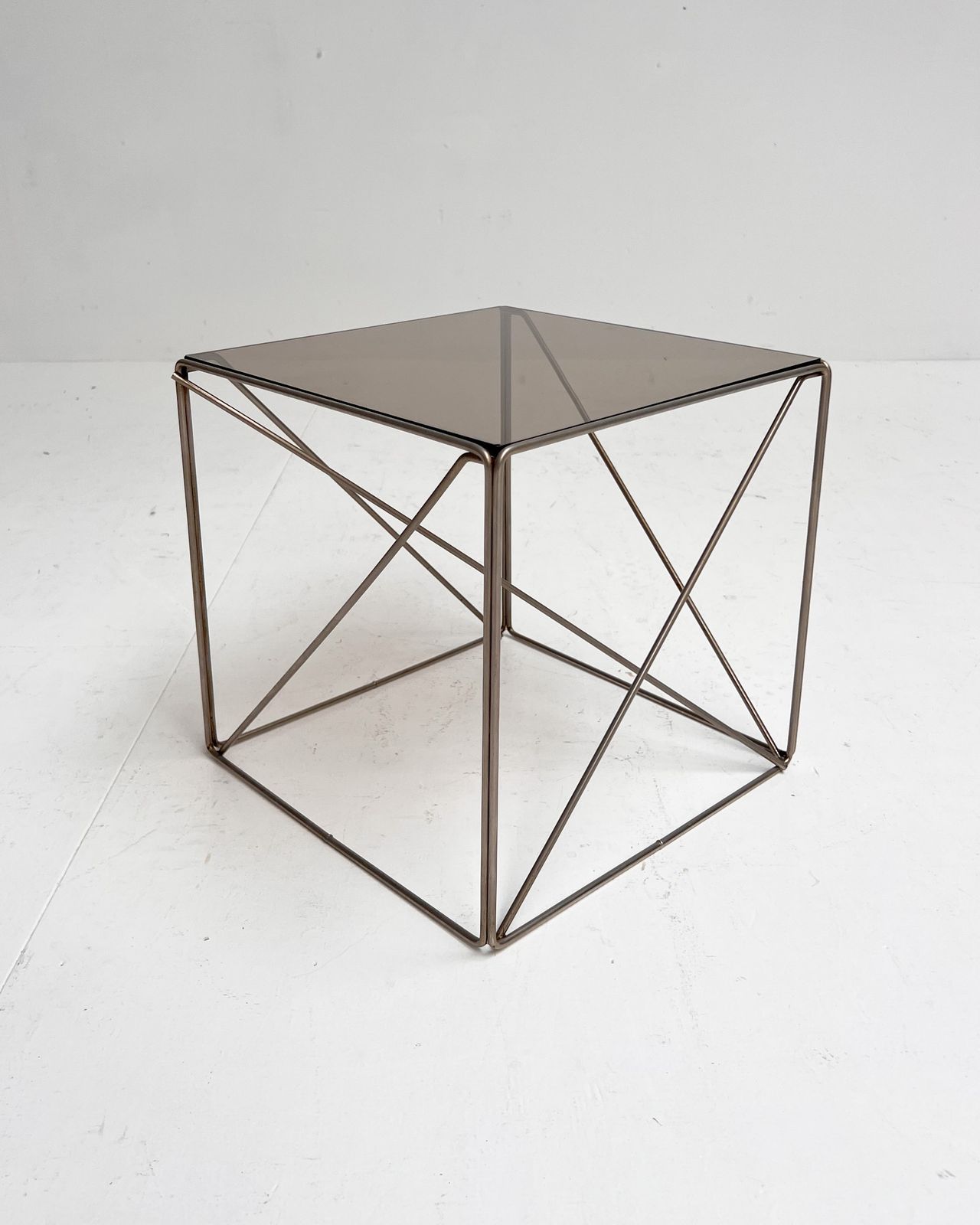 Geometric Isocele Side Table By Max Sauze, 1960s photo Furniture