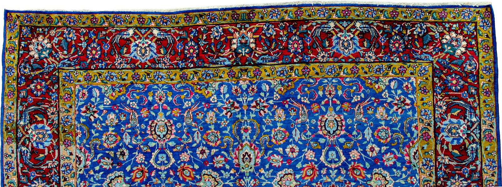 Antiek Yazd-tapijt 353x250cm photo for sale