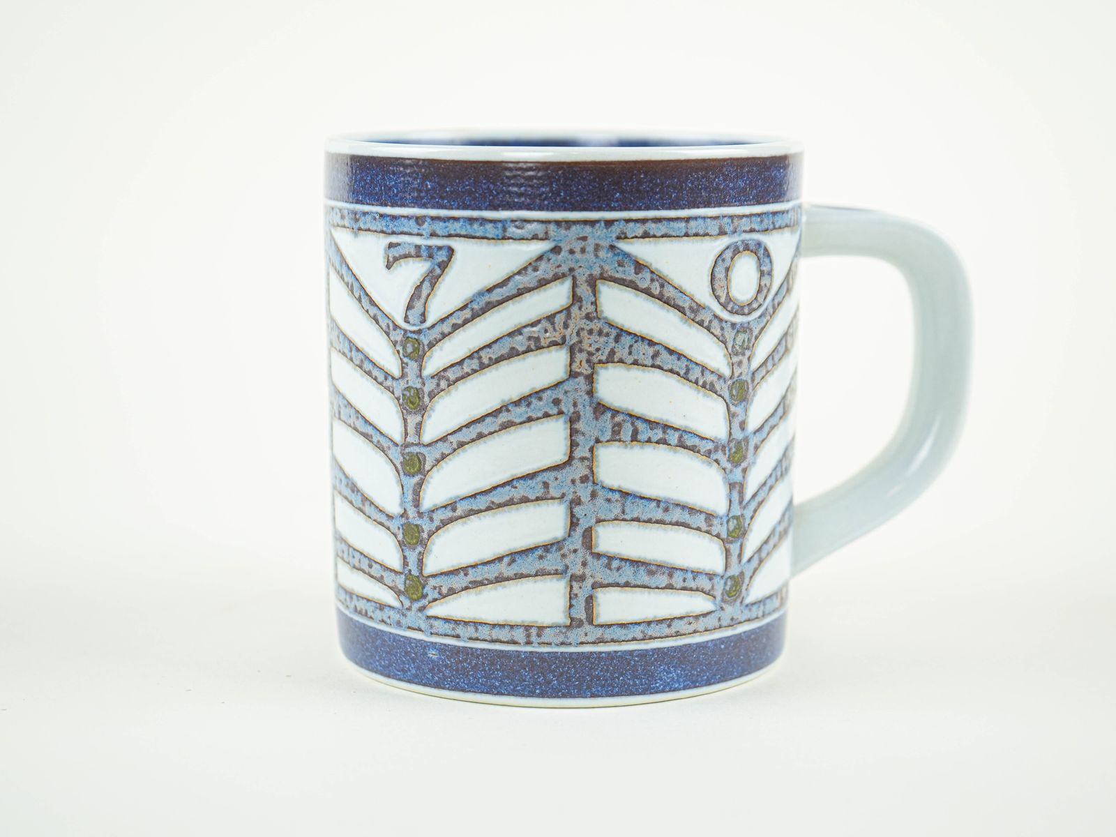 Porseleinen mok, Deens design, jaren 1970, fabrikant: Royal Copenhagen photo vinterior