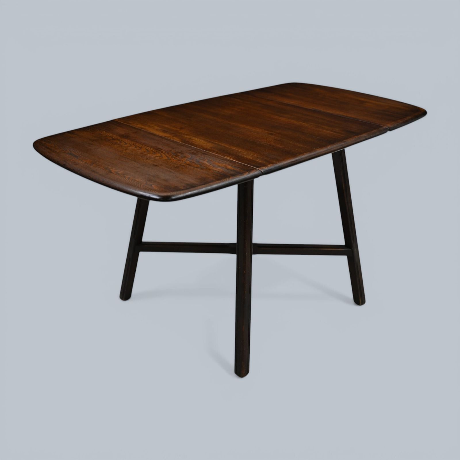 Ercol Drop Leaf Dining/Kitchen Table Seats Up To 6 Dark Finish Free Uk Delivery photo 487.0