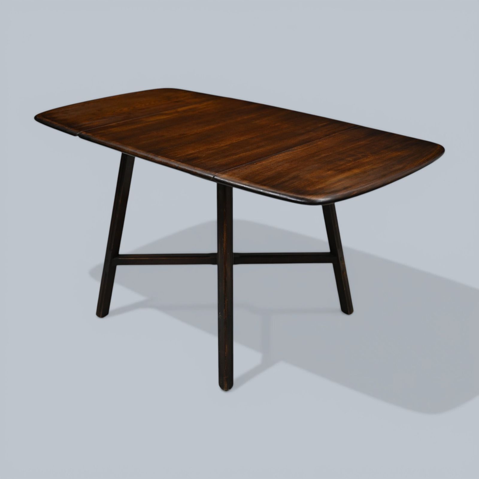 Ercol Drop Leaf Dining/Kitchen Table Seats Up To 6 Dark Finish Free Uk Delivery photo buy