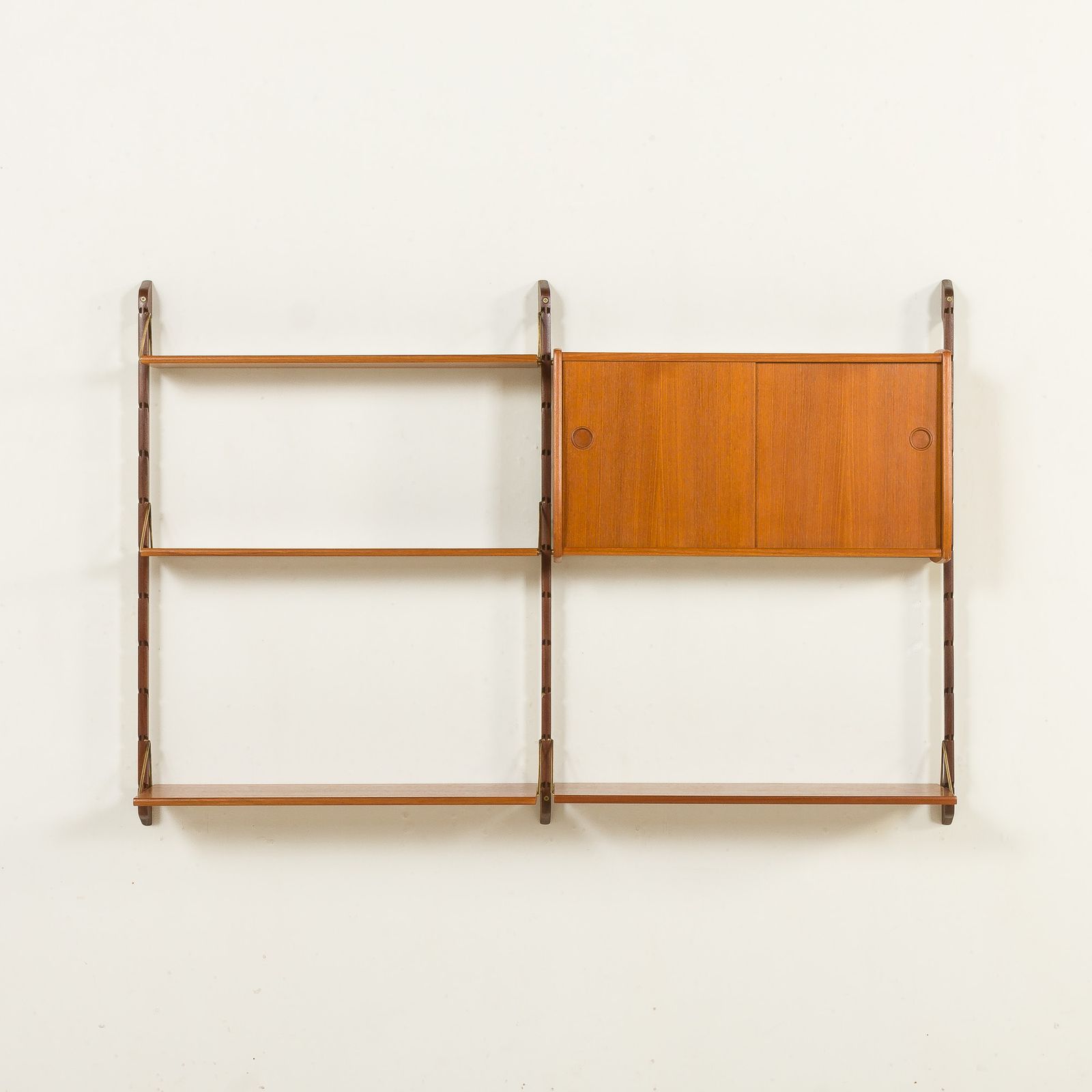 Small Ergo Teak Wall Unit By John Texmon, Norway 1960s photo for sale