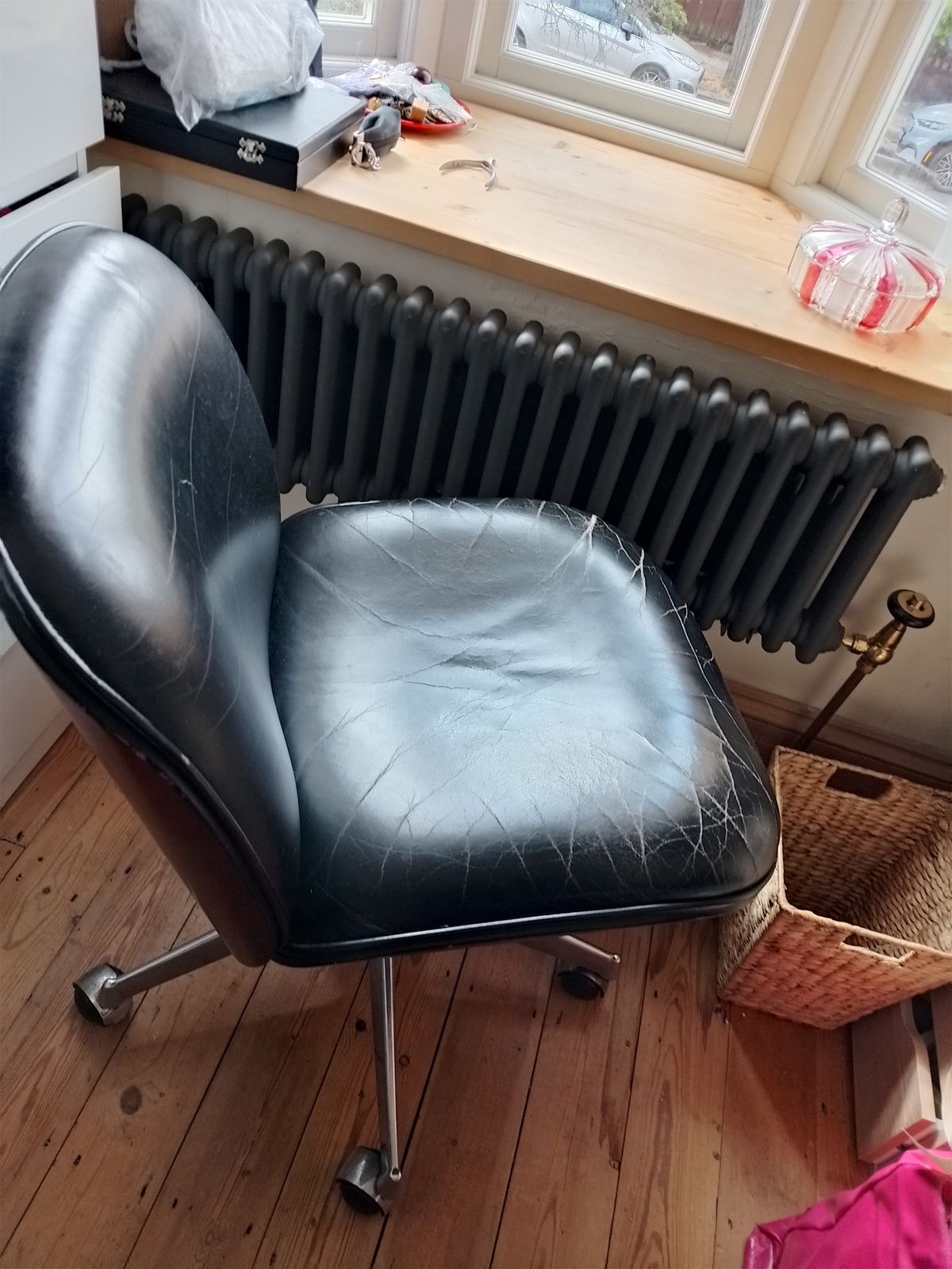 Vintage Mim Roma Office Chair, Designed By Ico Parisi photo vintage