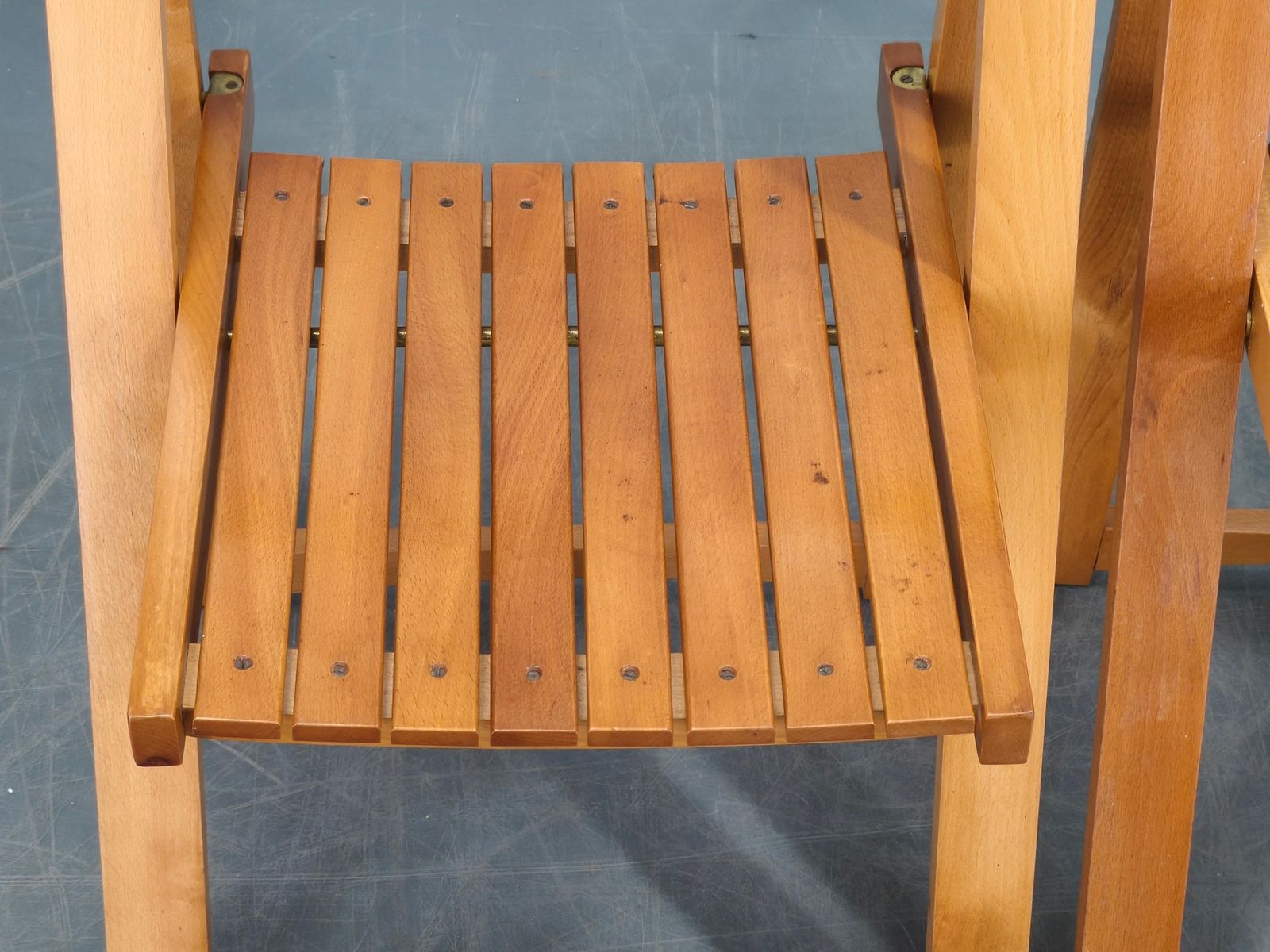 Set Of 4 Trieste Folding Chairs By Aldo Jacober For Alberto Bazzani photo vinterior