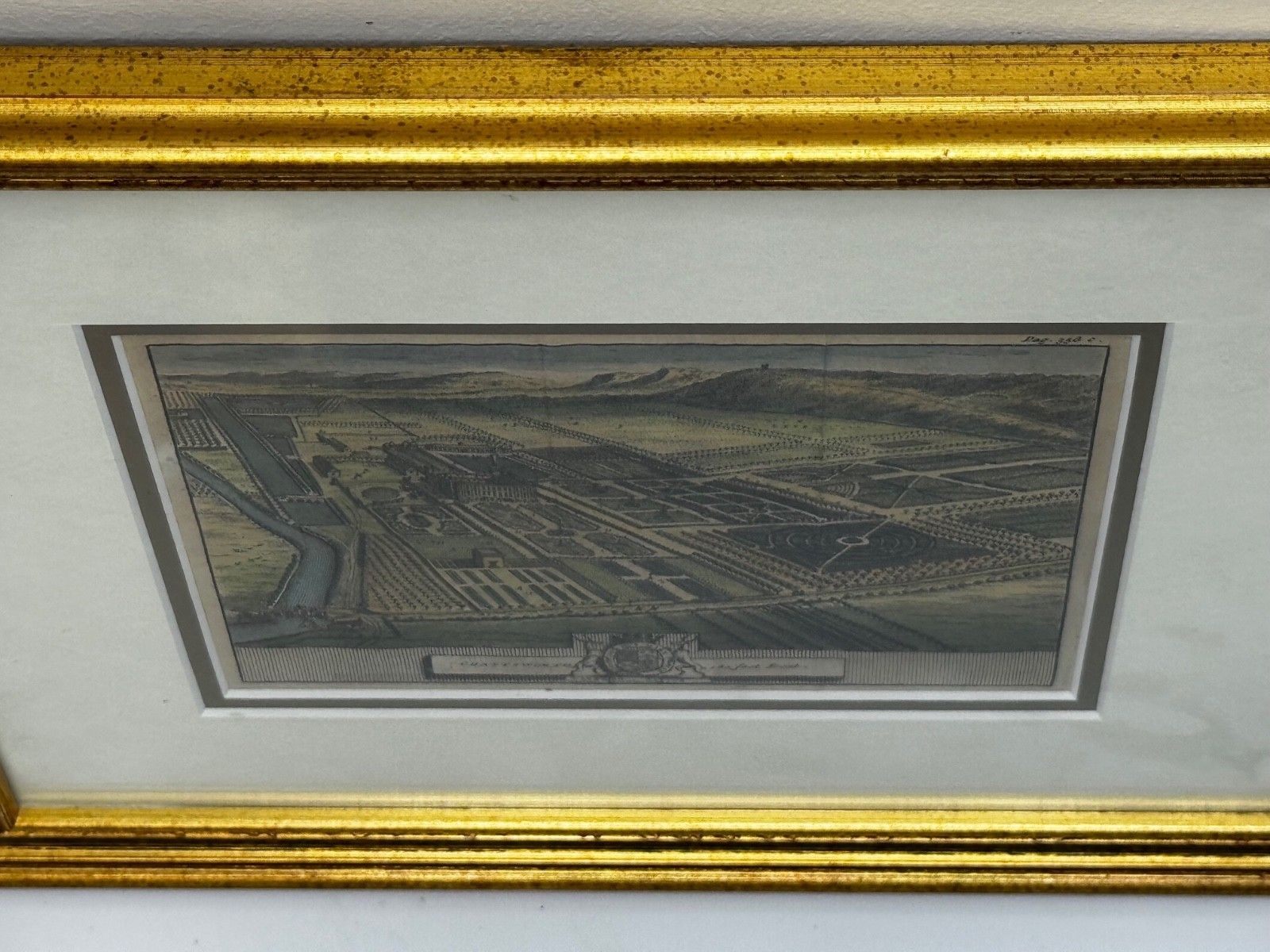 Chatsworth House, Derbyshire, 18e-eeuwse kopergravure naar Leonard Knyff photo 750.0