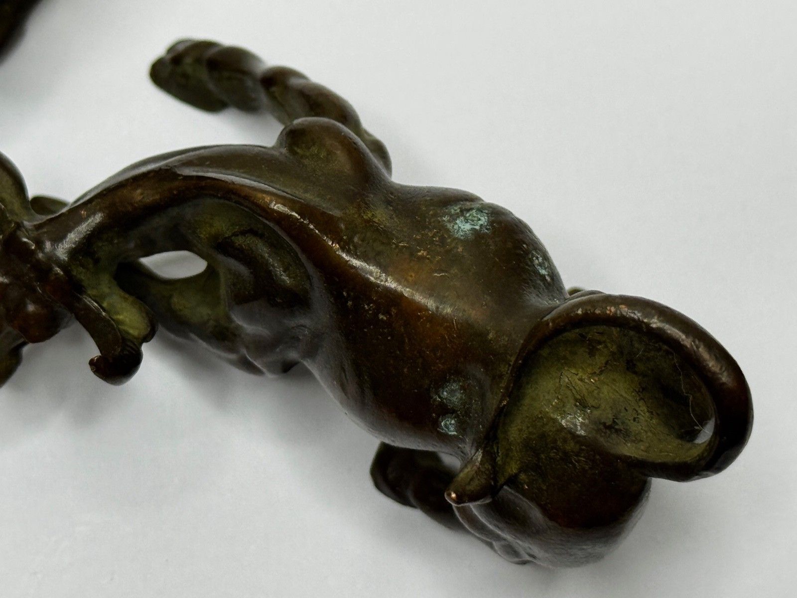 Miniatuurset Chinese Qing-dynastie bronzen waterbuffels, 19e eeuw photo buy