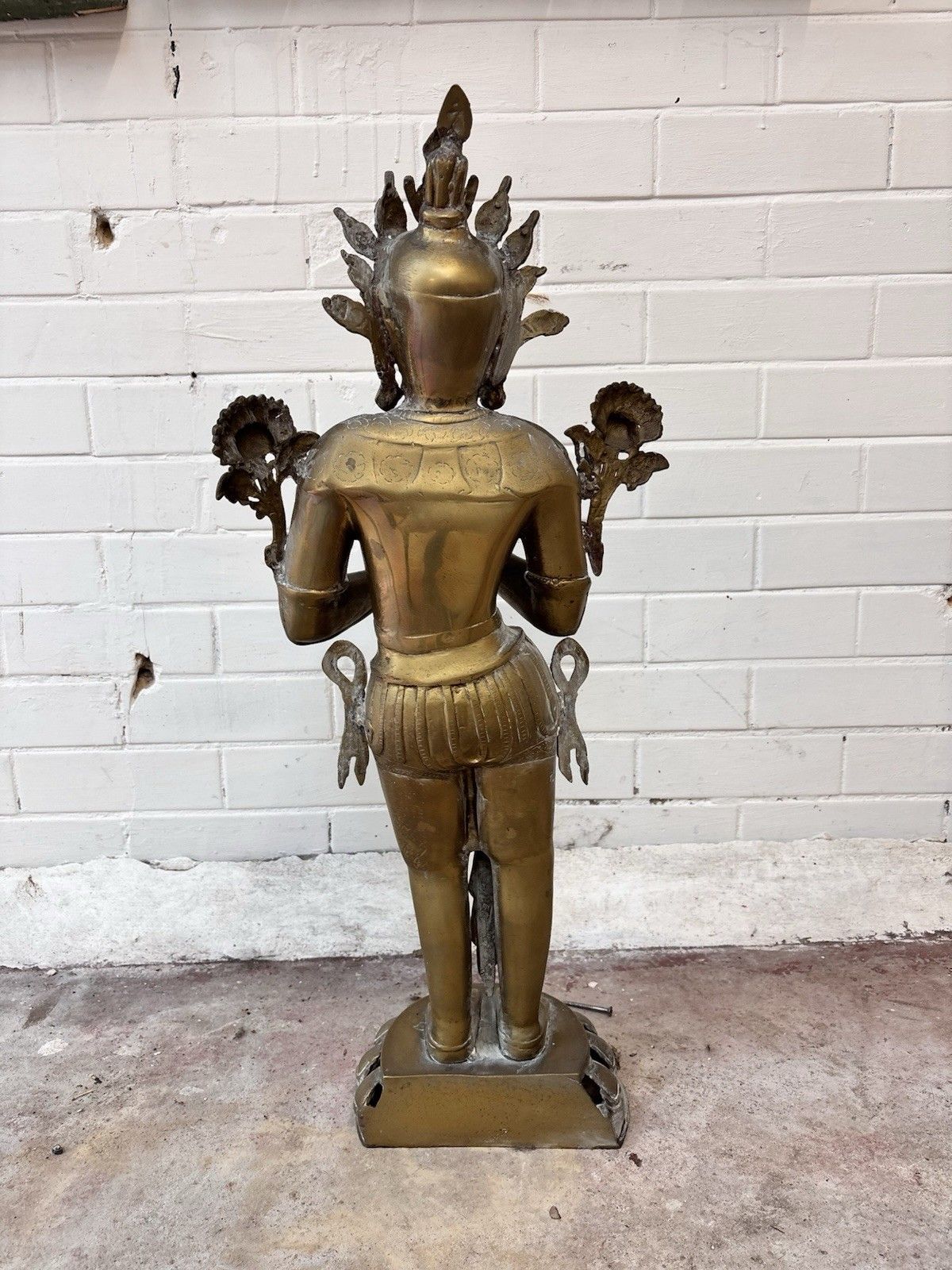 Early 20th Century Brass Buddhism Brass Figures. Indian. photo vinterior