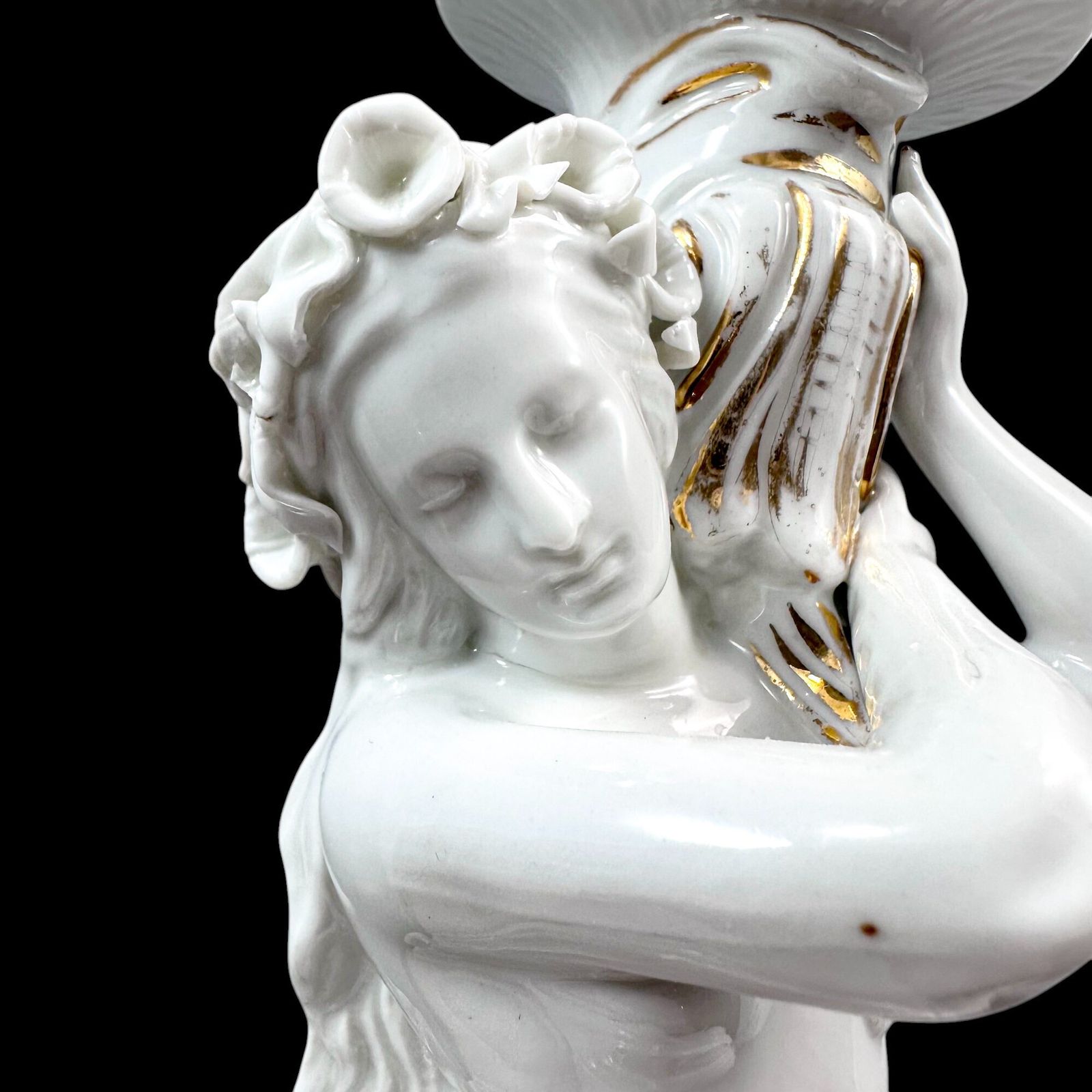 Paar Victoriaanse porseleinen figuratieve kandelaars, mogelijk Sutherland & Sons, Staffordshire photo 800.0