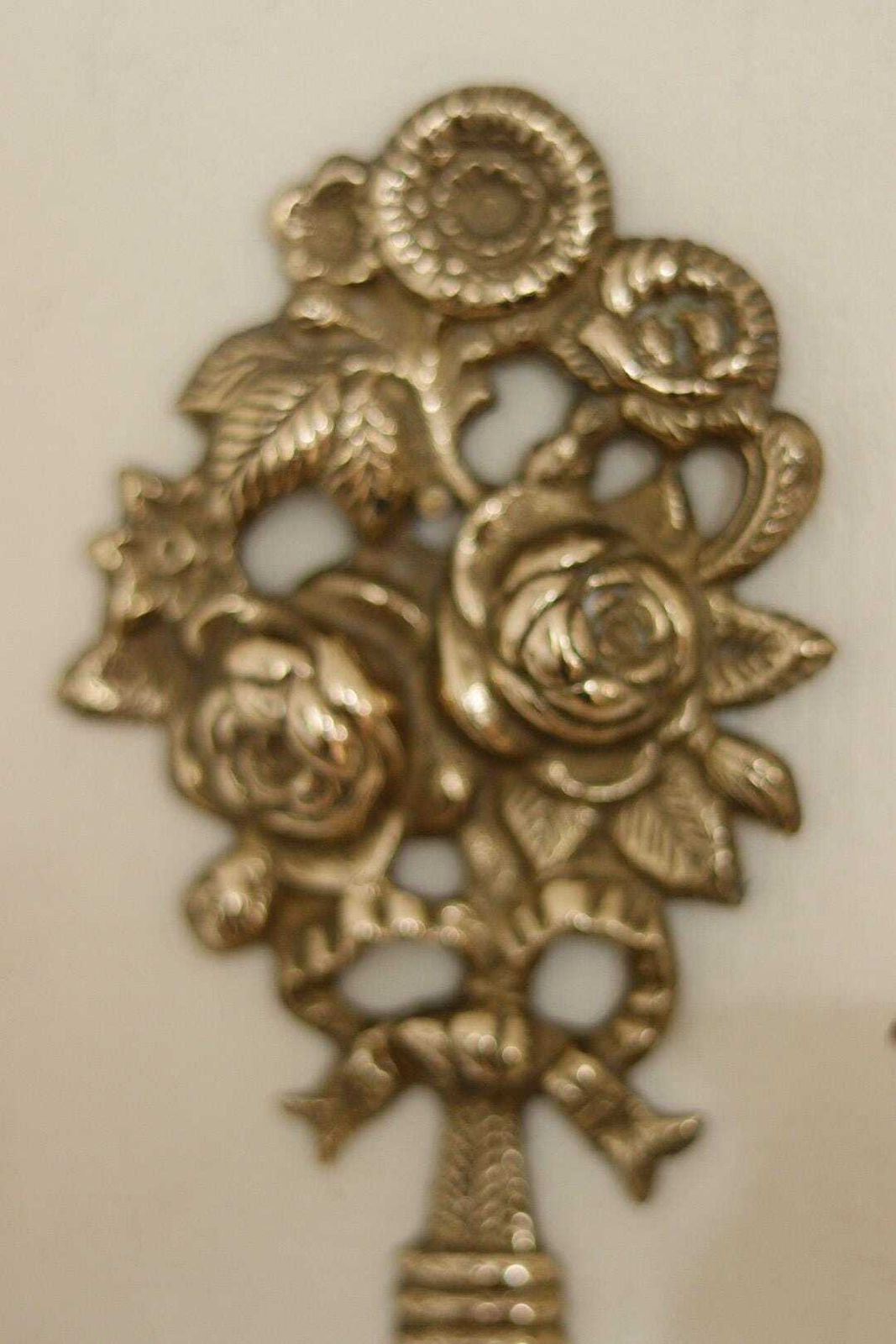 Pair Of Antique Swedish  Brass Sconces photo Home Decor