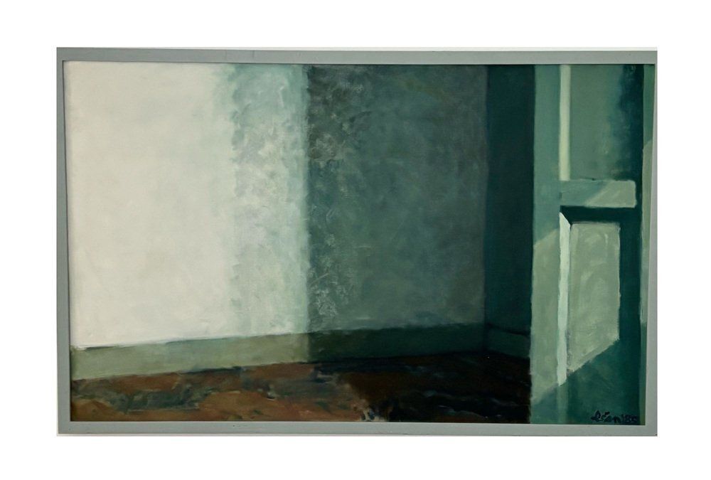 Leon Spierenburg  Atelier 1985 Oil On Canvas photo Art