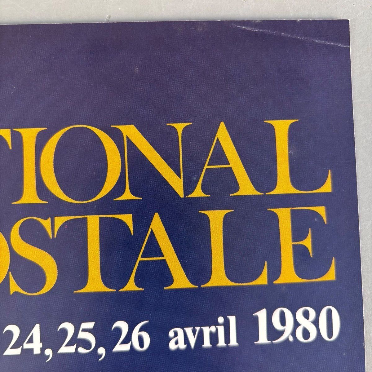 Vintage Offset Lithograph Poster By Bernard Villemot 1980 photo buy