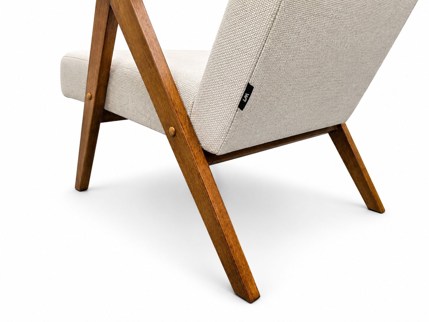 Mid Century Easy Chair Model B   310 Var In Ivory photo 550.0