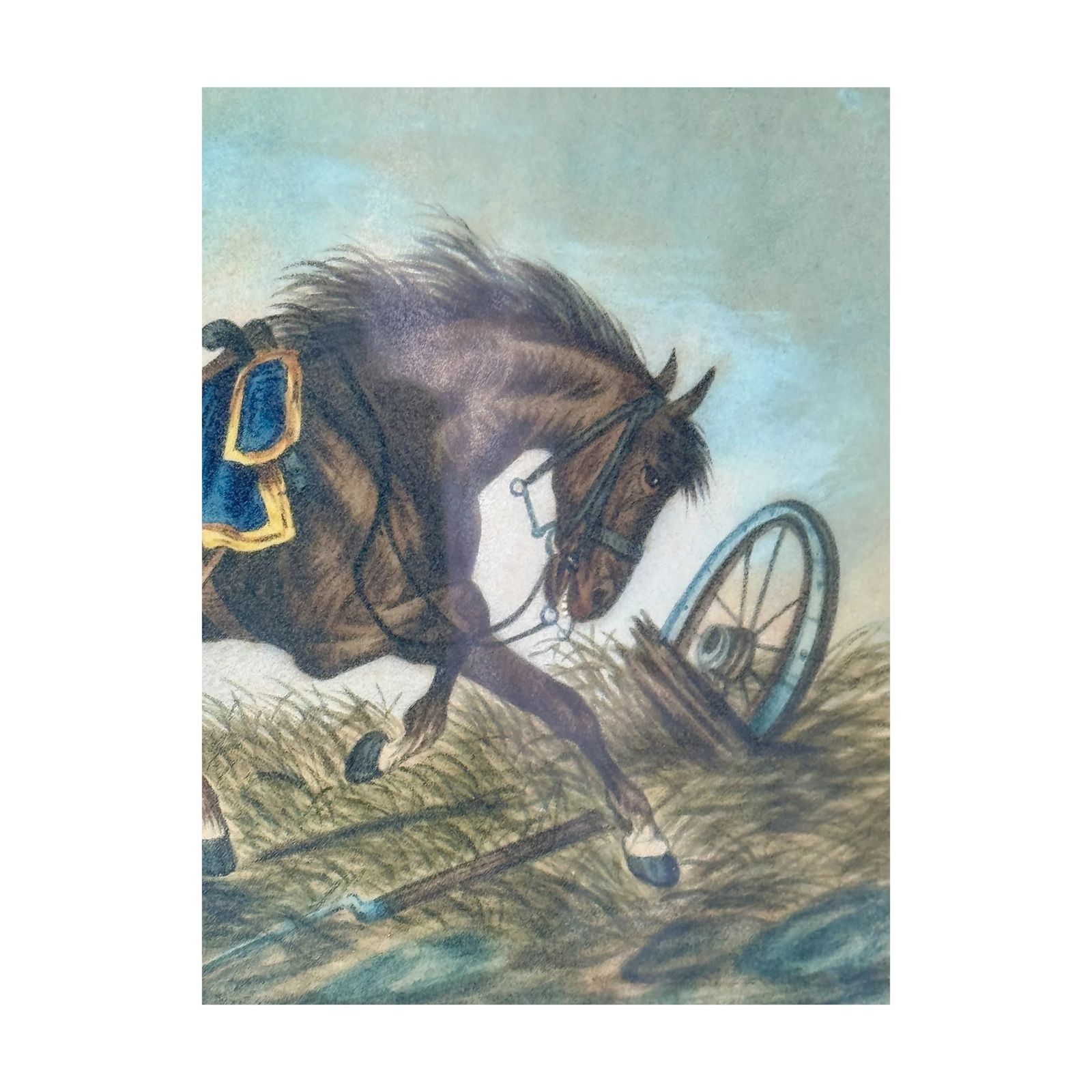 Watercolour Horse 1 Of 2, 1800s photo vinterior