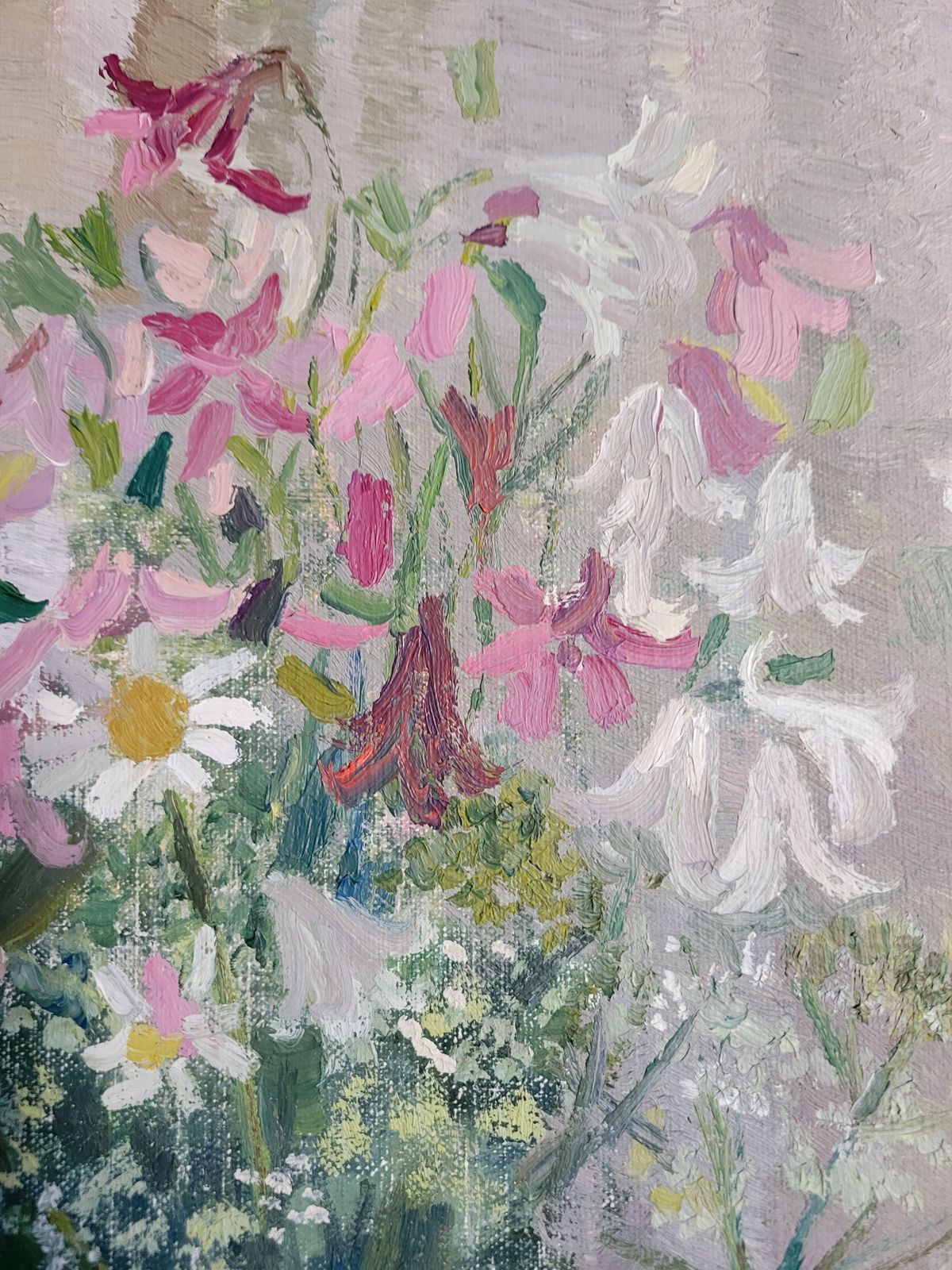 Summer Flowers & Lemon Original Framed Swedish Oil Floral Study photo buy