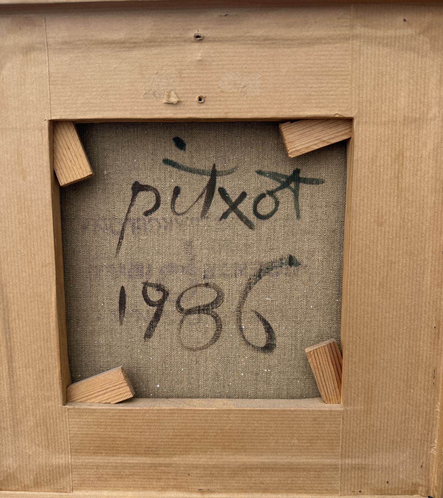 Antoni Pitxot Surrealist Mineral Still Life With Dalinian Organic Forms And Textured Surface 1986 photo vintage