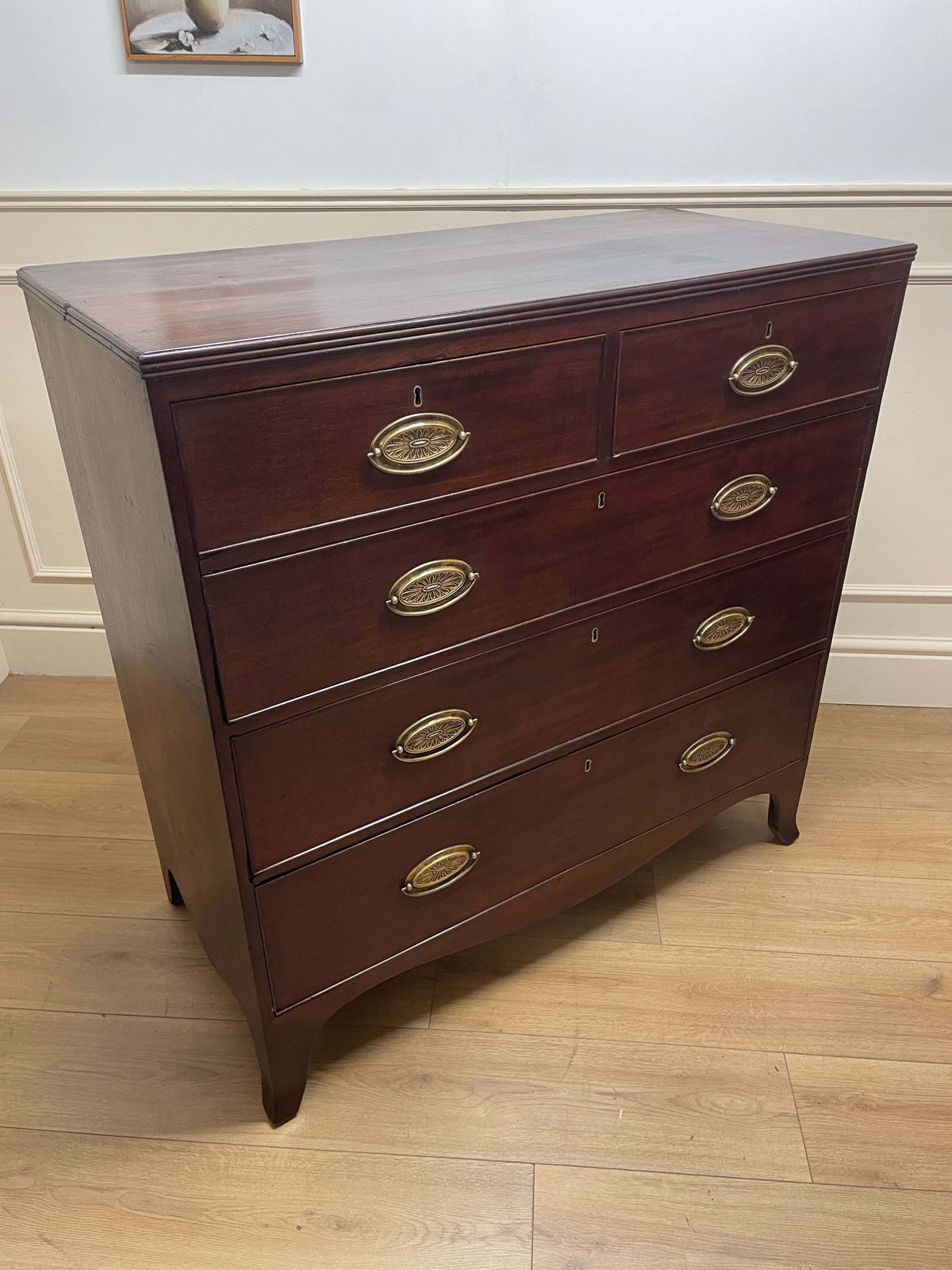 Antique Mahogany Georgian Chest Of Drawers photo furniture