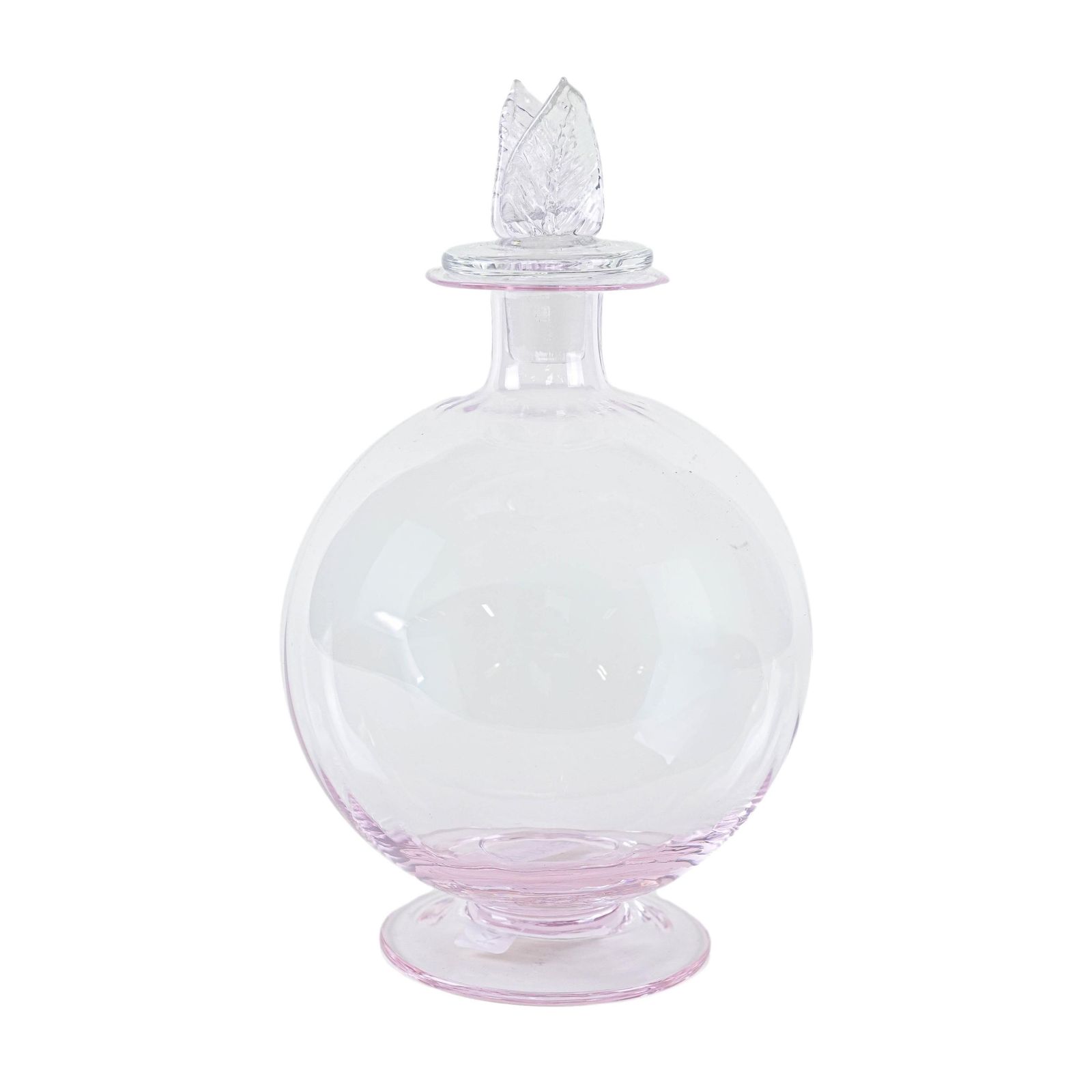 Glass Carafe, Italian Design, 1970s, Manufactured In Italy