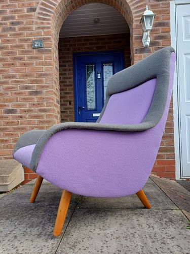 Mid Century Danish Armhair By Bengt Ruda For Artifort 1960s 2 Available photo Furniture