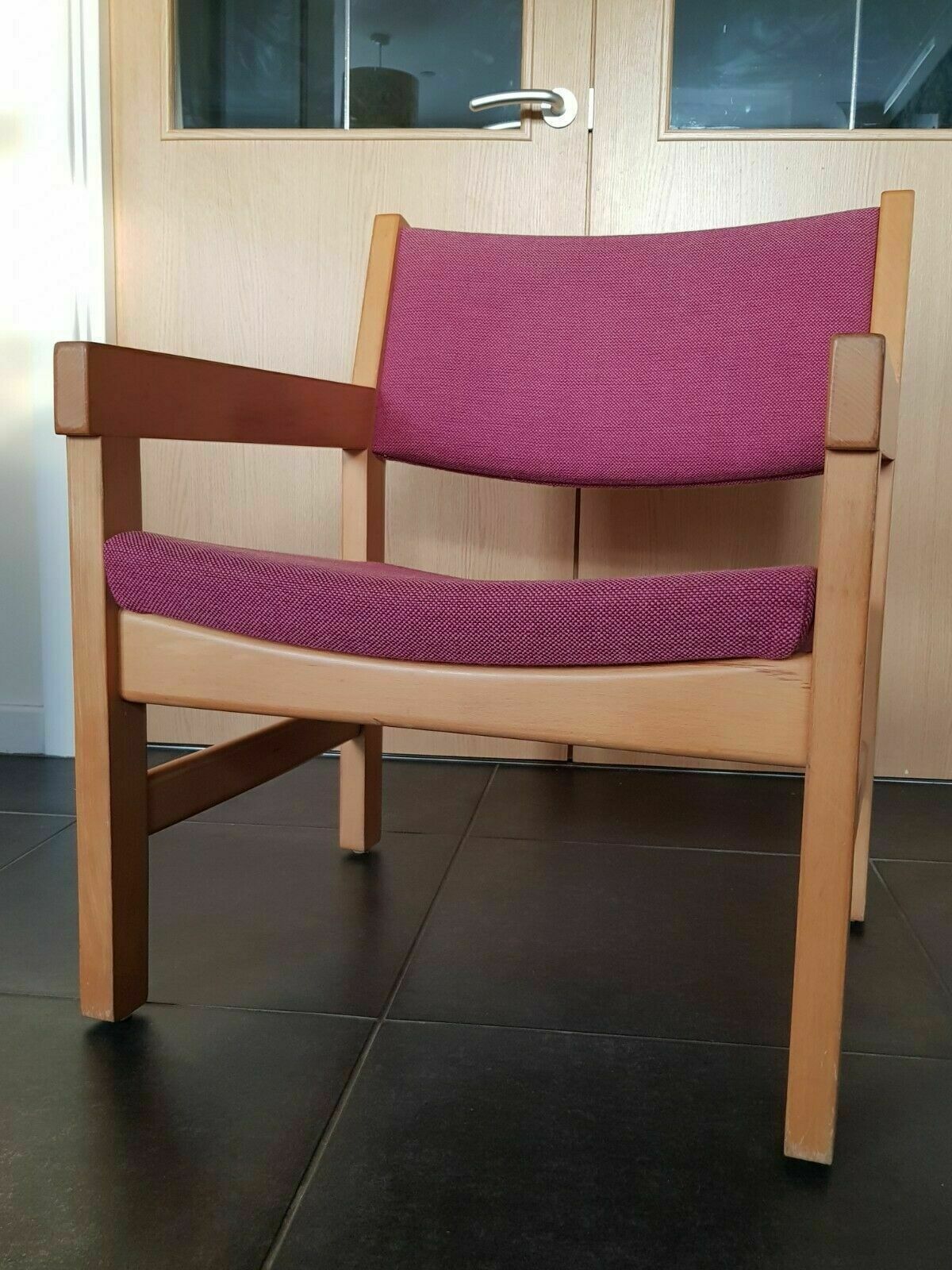 Mid Century Armchair Model Ge 151 By Hans J Wegner For Getama Danish Vintage photo vinterior