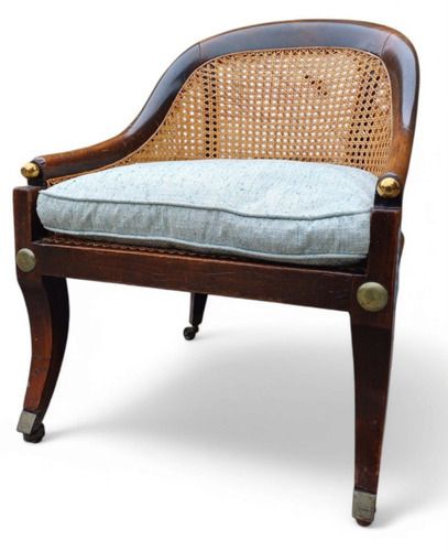 Regency Period Oak Bergere Library Chair Or Bedroom Chair Attributed To Gillows photo furniture