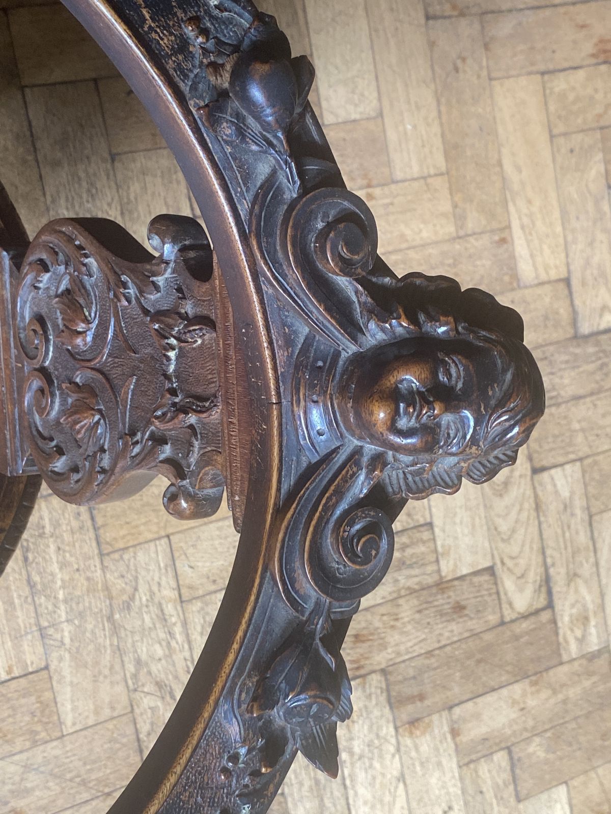 Magnificent Andrea Brustolon Style Chair Italian Baroque photo Furniture