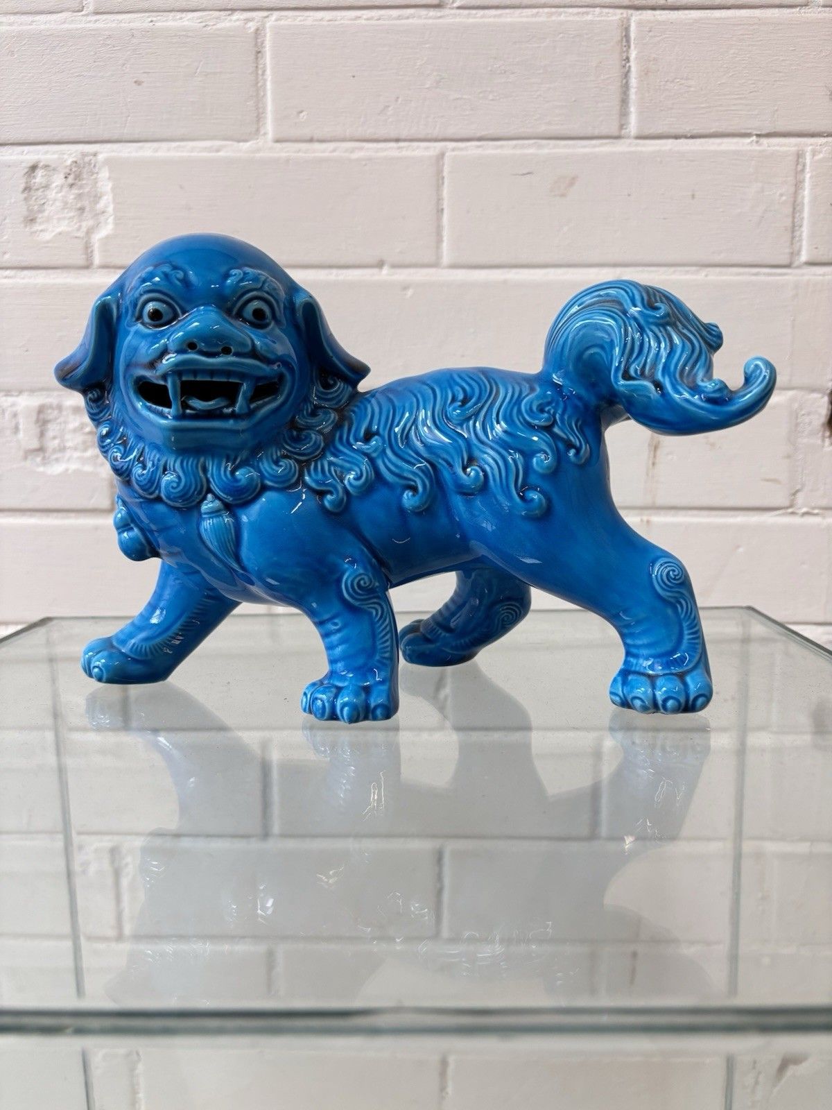 Attractive & Rather Sweet Little Food Dog/Dog Of Fo/ Guardian Lion. photo furniture