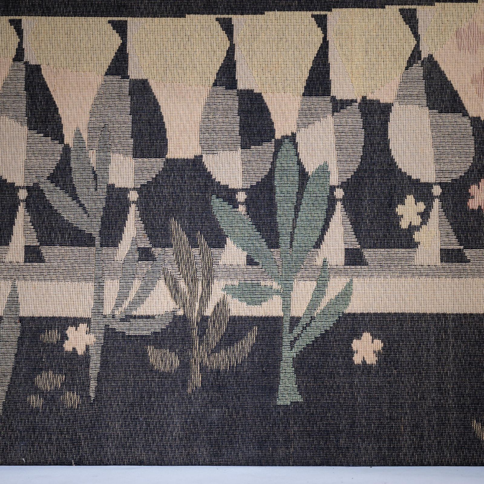 Le Déjeuner Wall Tapestry, Aubusson Style, Signed, 194x135 Cm photo vinterior
