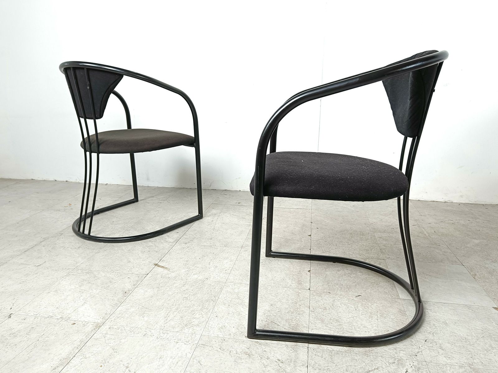 Italian Postmodern Dining Chairs, 1980s   Set Of 6 photo vinterior