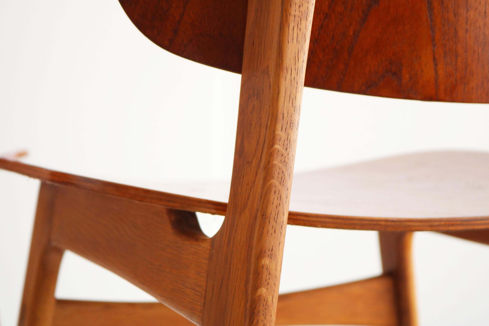 photo for sale Ensemble de 6 chaises « Shell Chairs » Søborg modèle 155 par Børge Mogensen, Danemark, années 1950