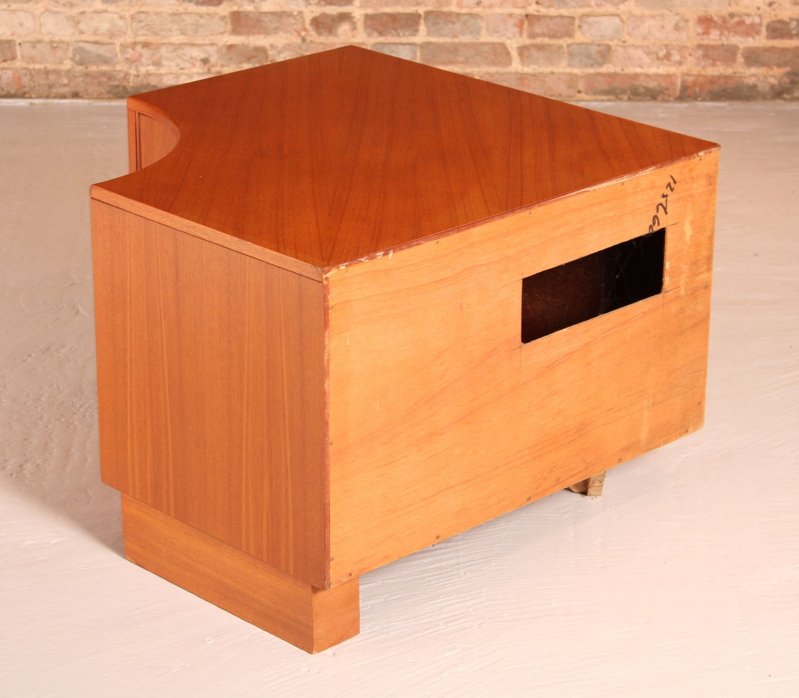 Mid Century G Plan Fresco Teak Corner Cabinet, Circa 1970s photo vintage