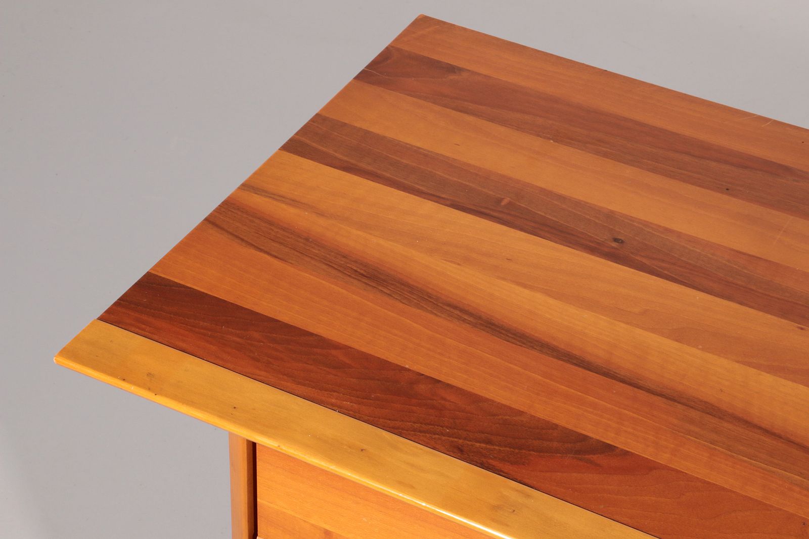 photo for sale Italian Architectural Chest Of Drawers In Walnut 1970 Italy