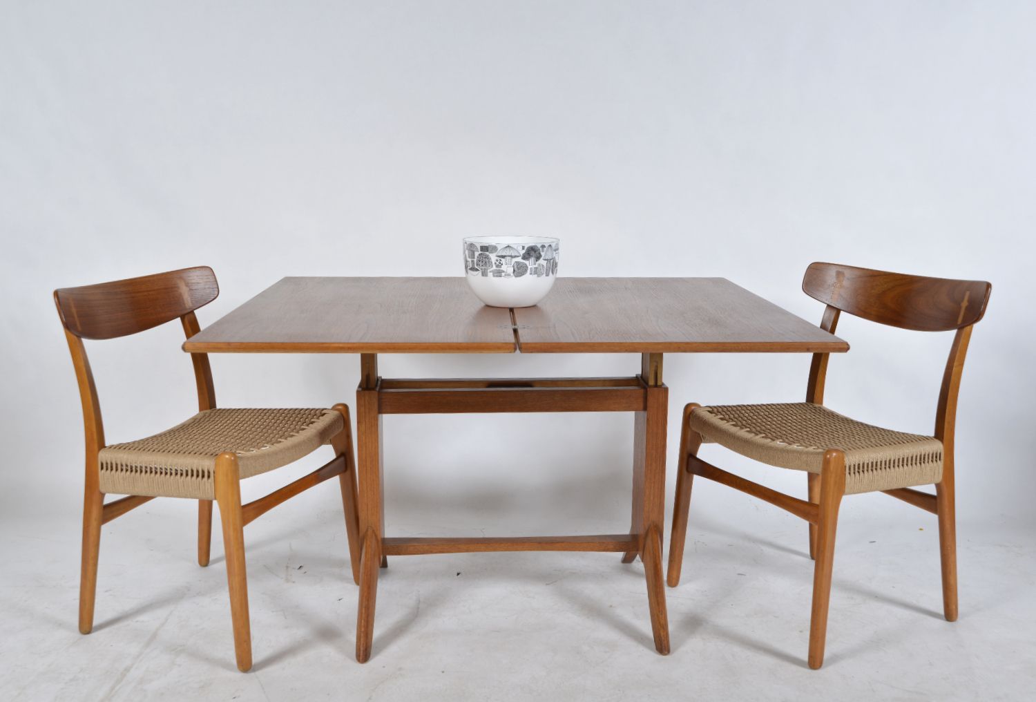 Furniture Midcentury Teak 1950s Metamorphic Dining Coffee Table By Wilhelm Renz Germany photo