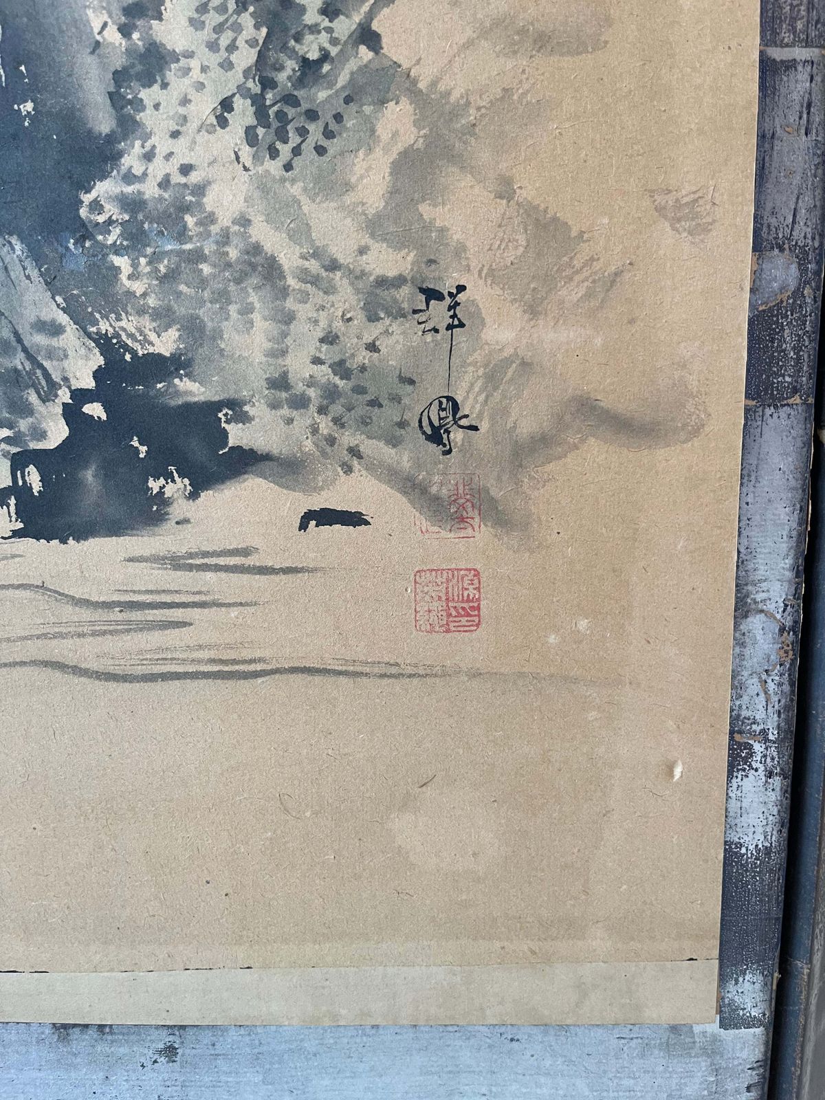 Monumental Japanese Six Fold Byōbu Screen, Late Edo To Early Meiji Period photo buy