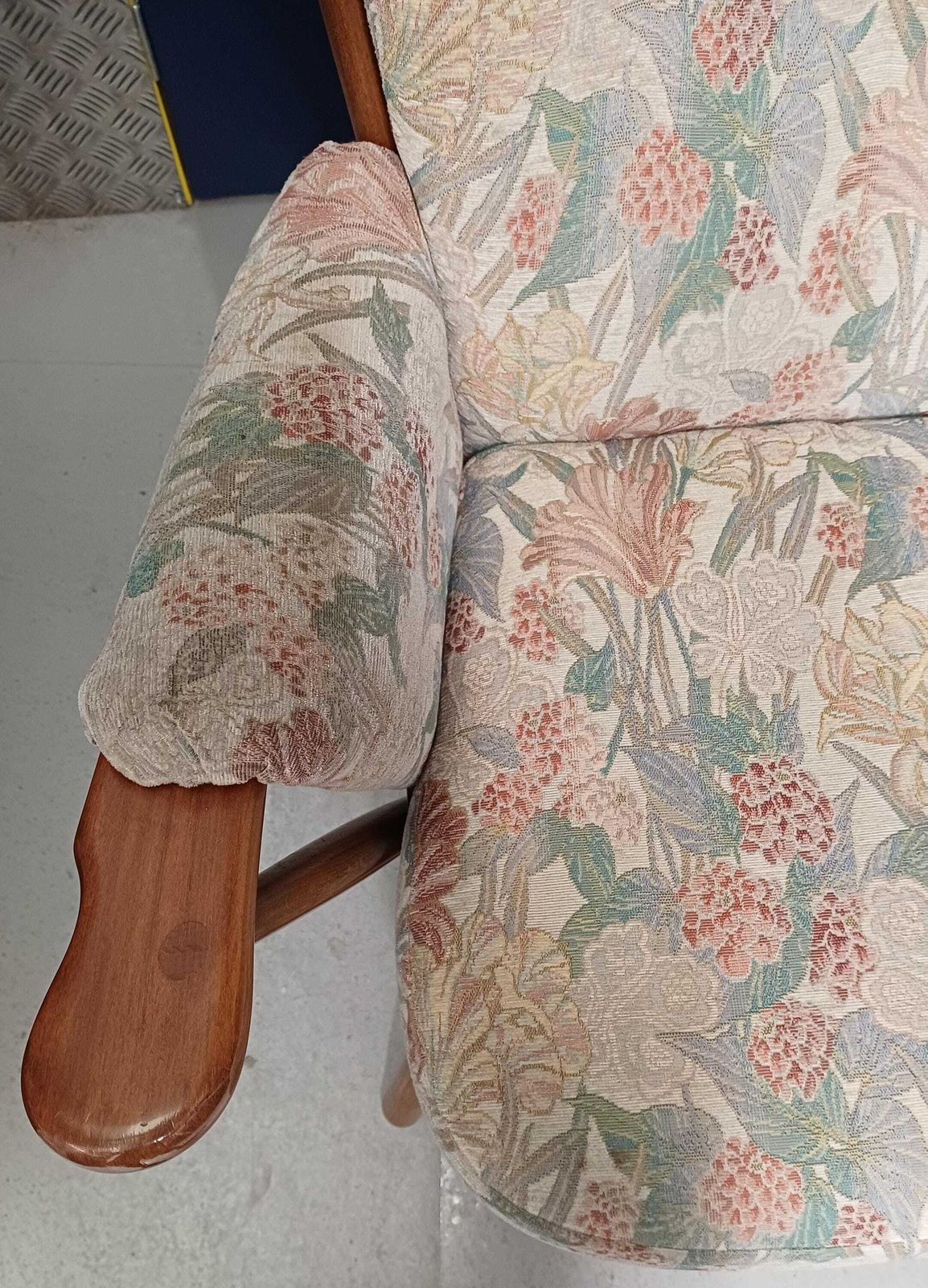 Ercol Evergreen 1913 Lounge/Easy High Back Chair   Golden Dawn Frame New Webbing   Free Delivery Within 50 Miles, Further "At Cost" photo furniture
