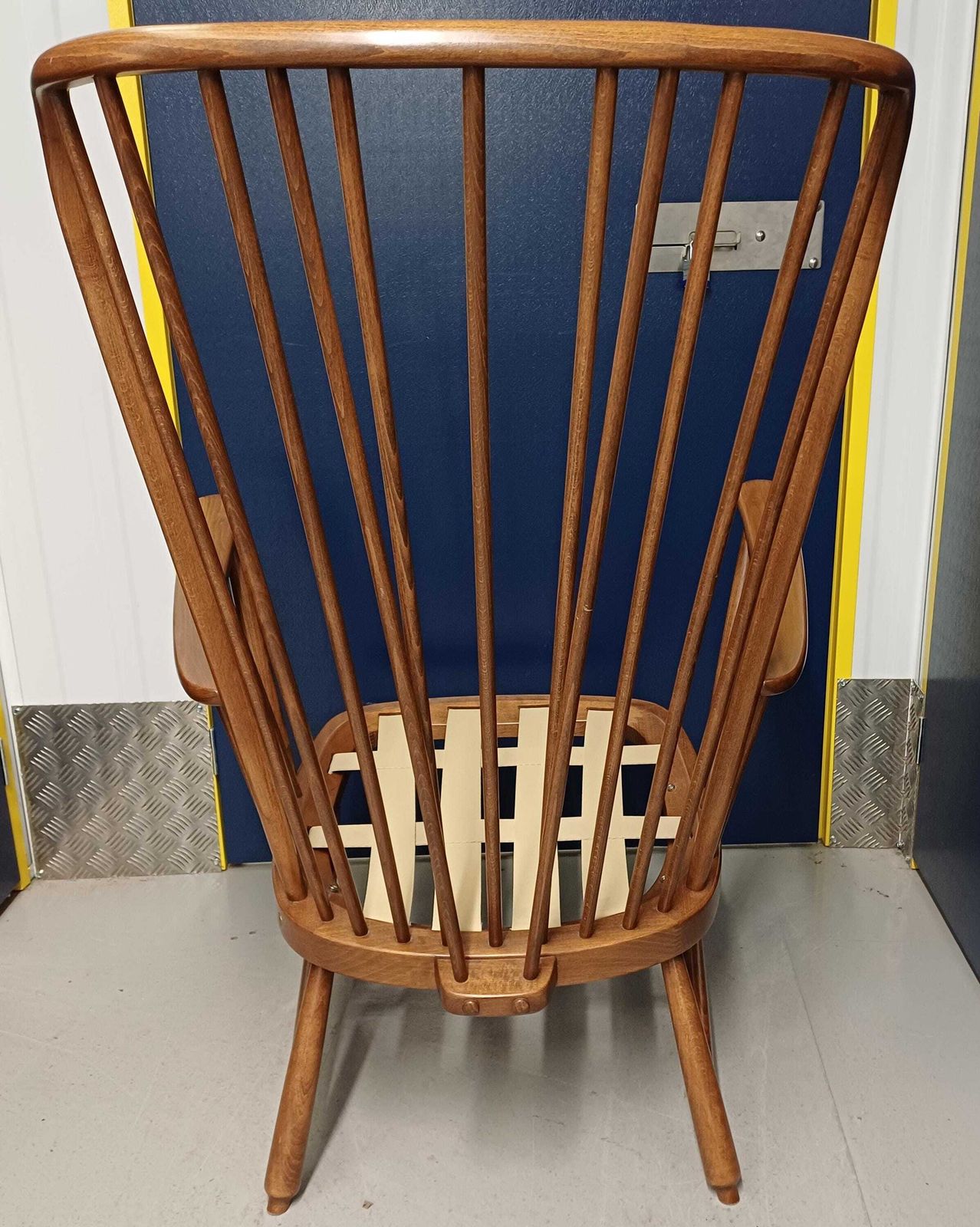 Ercol Evergreen 1913 Lounge/Easy High Back Chair   Golden Dawn Frame New Webbing   Free Delivery Within 50 Miles, Further "At Cost" photo vintage