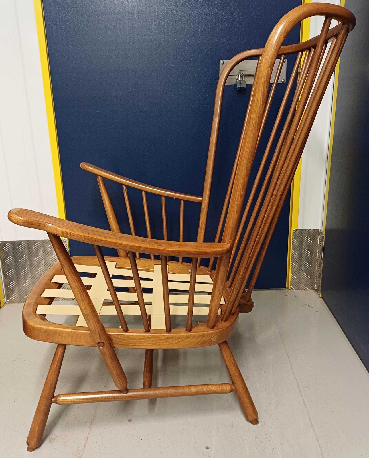 photo furniture Ercol Evergreen 1913 Lounge/Easy High Back Chair   Golden Dawn Frame New Webbing   Free Delivery Within 50 Miles, Further "At Cost"