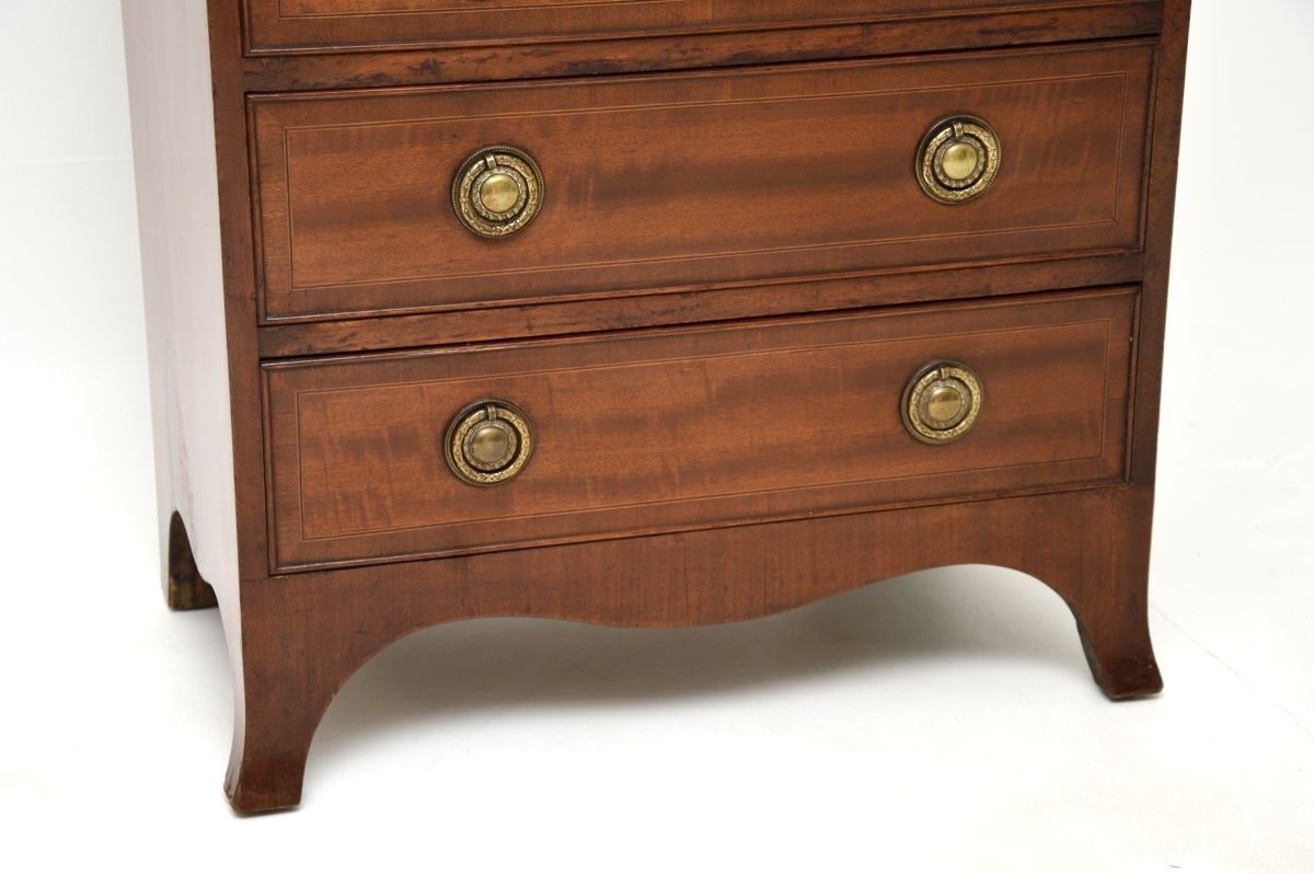 Antique Inlaid Mahogany Chest Of Drawers photo 878.0