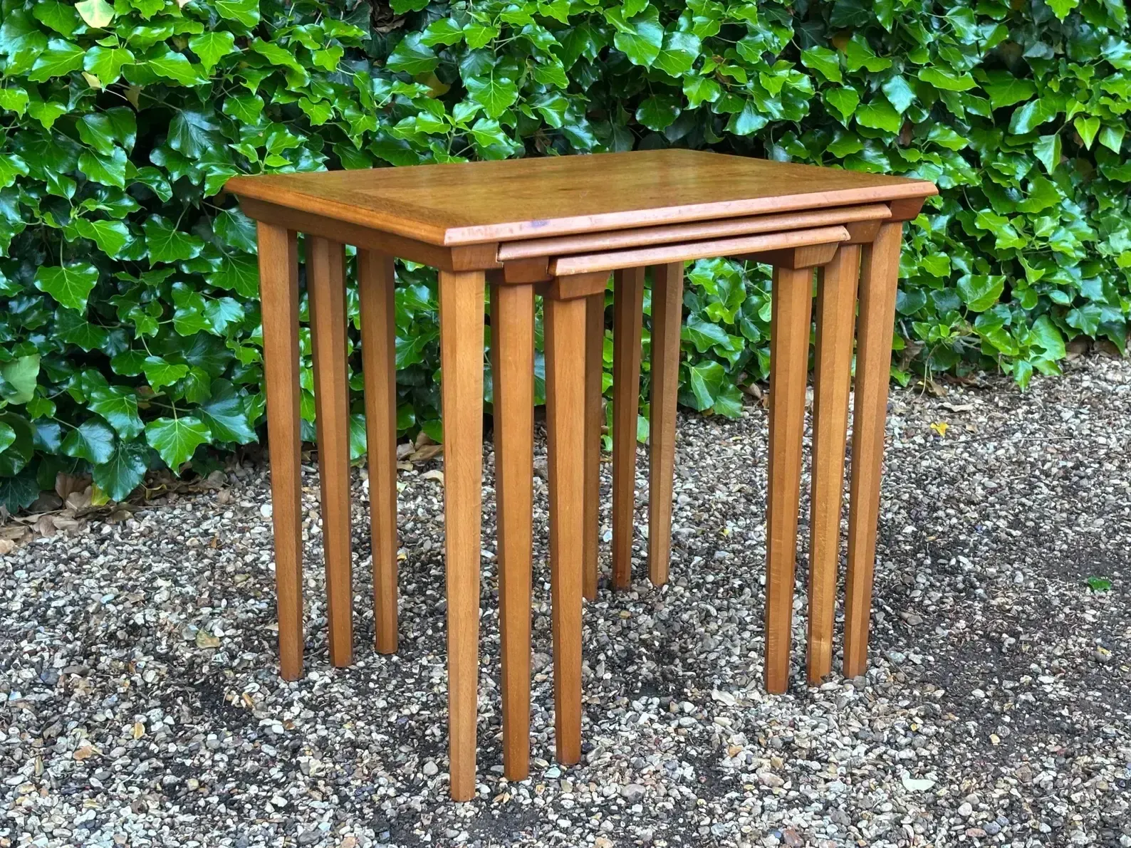 photo for sale Vintage Herbert E Gibbs Nest Of Tables C.1960s