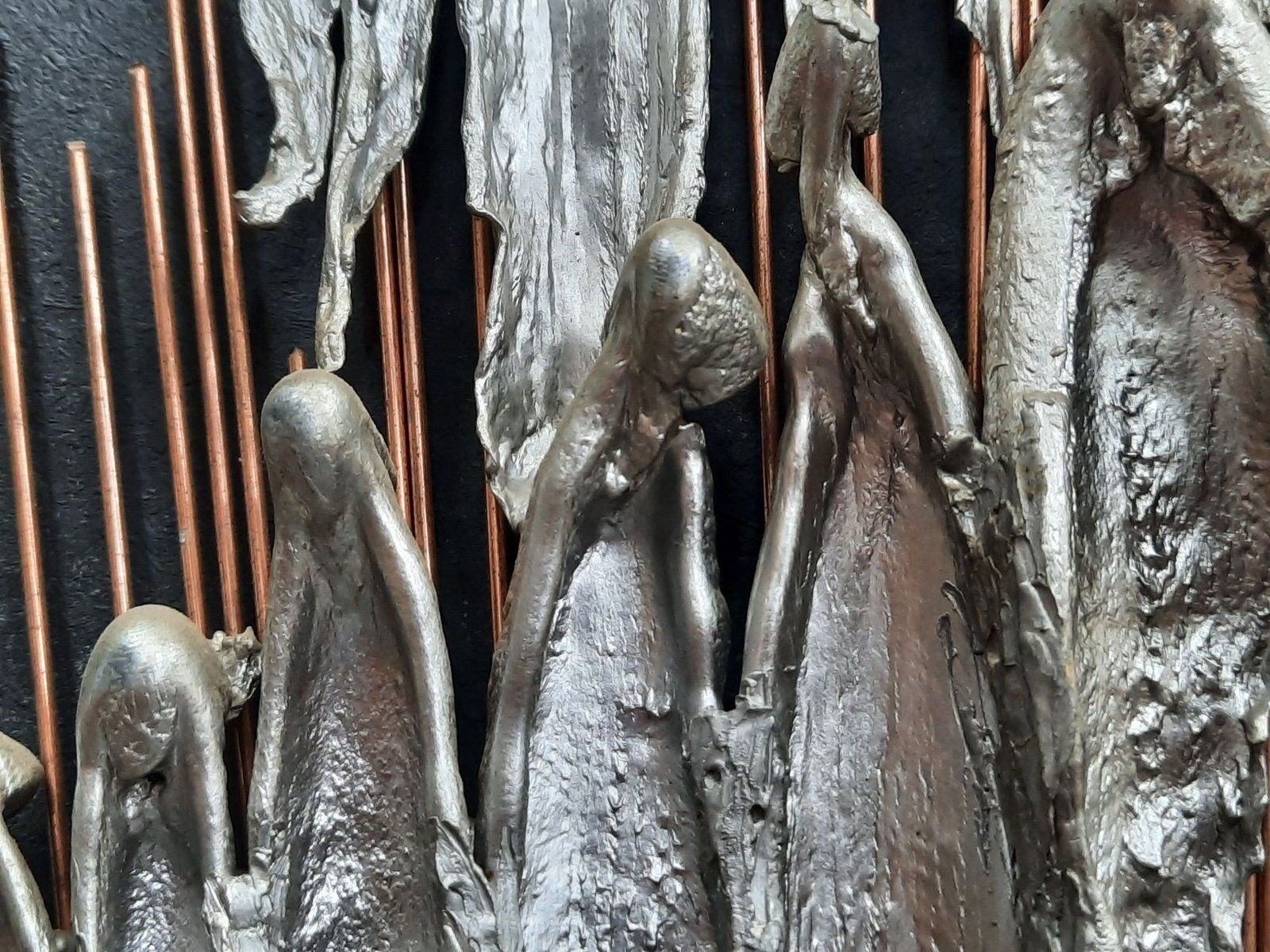 photo furniture Anthroposophic Wall Sculpture In Copper, Metal, Wood & Pewter, 1979