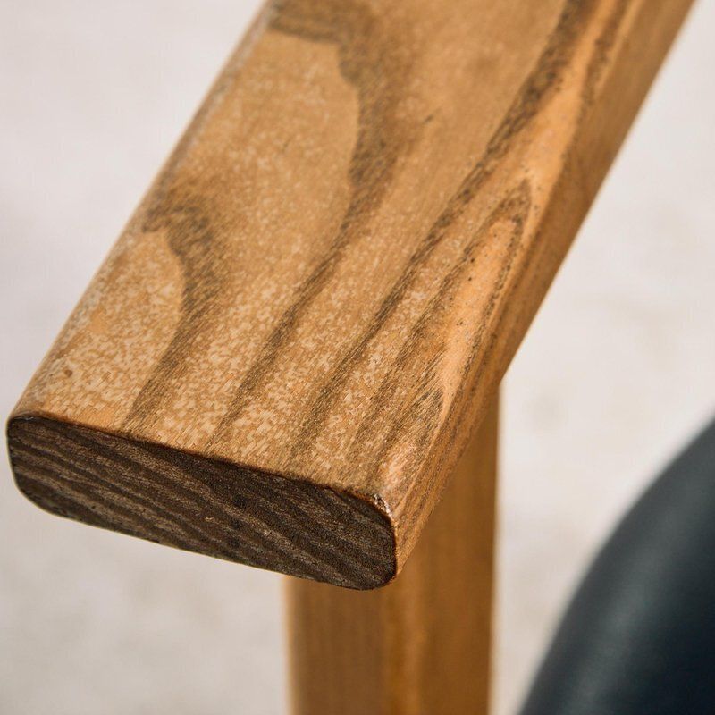 Vintage Oak Armchair By Lars Gangsø, 1970s photo vintage