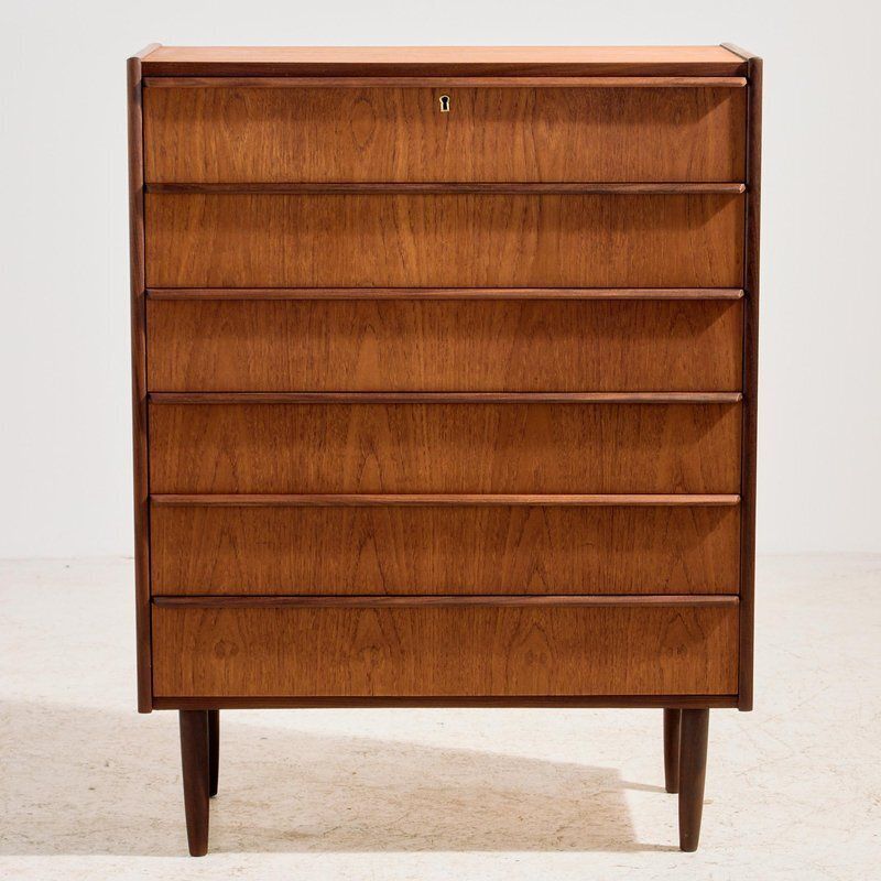 Vintage Teak Dresser, 1960s