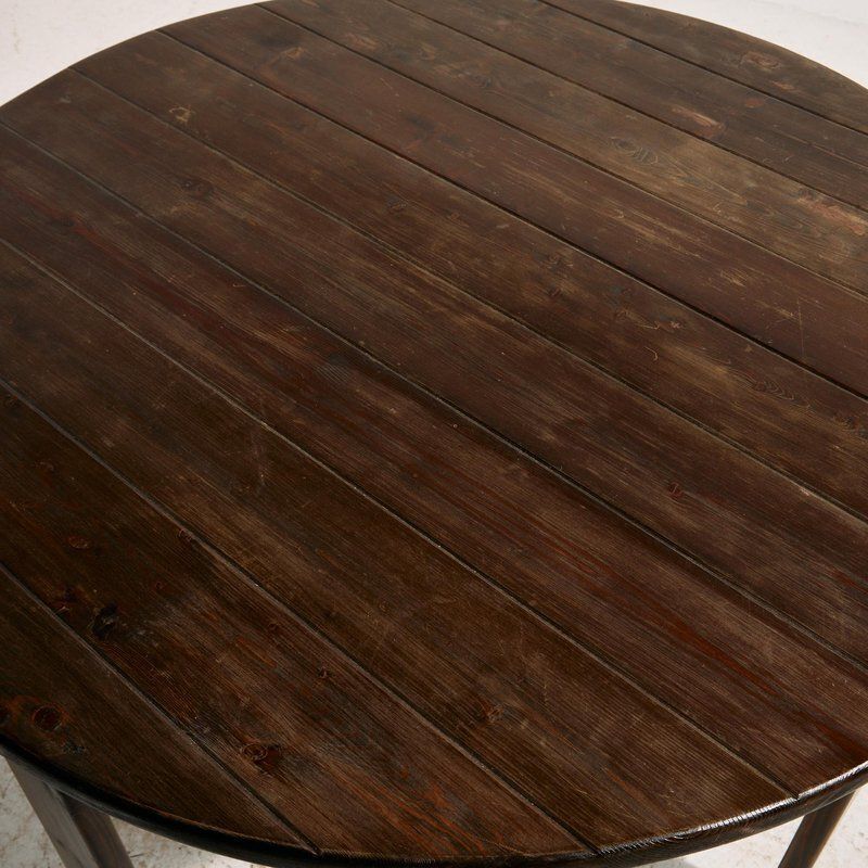 photo furniture Hungarian Pine Dining Set By Mária Szedleczky, 1970s, Set Of 5