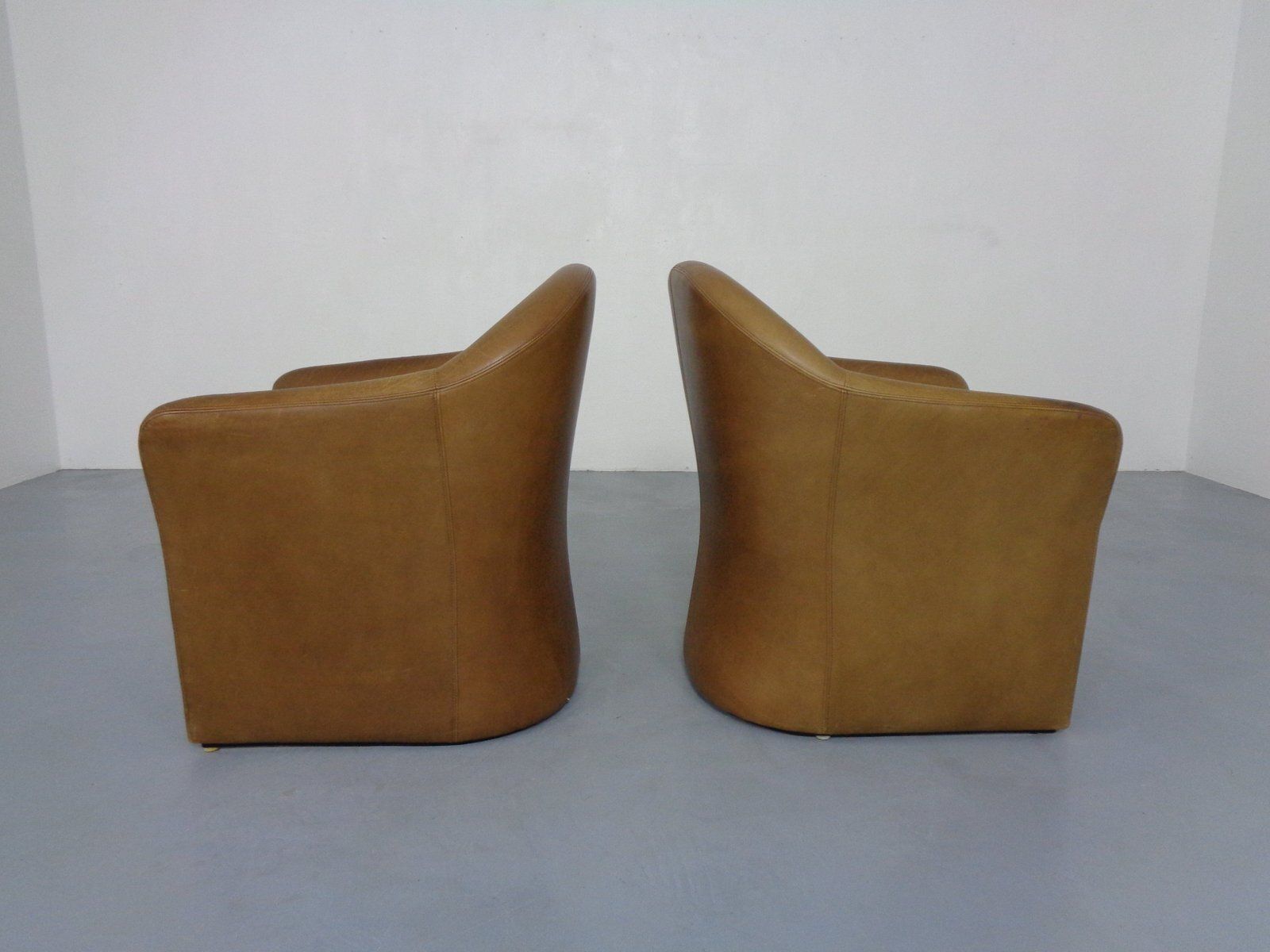 Mid Century German Leather Cocktail Chairs From Walter Knoll, 1960s, Set Of 2 photo buy