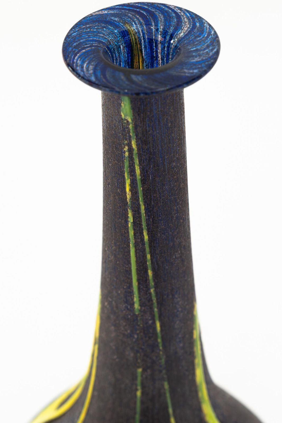 Glass Vase By Murano Italy Around 1970s photo 248.0