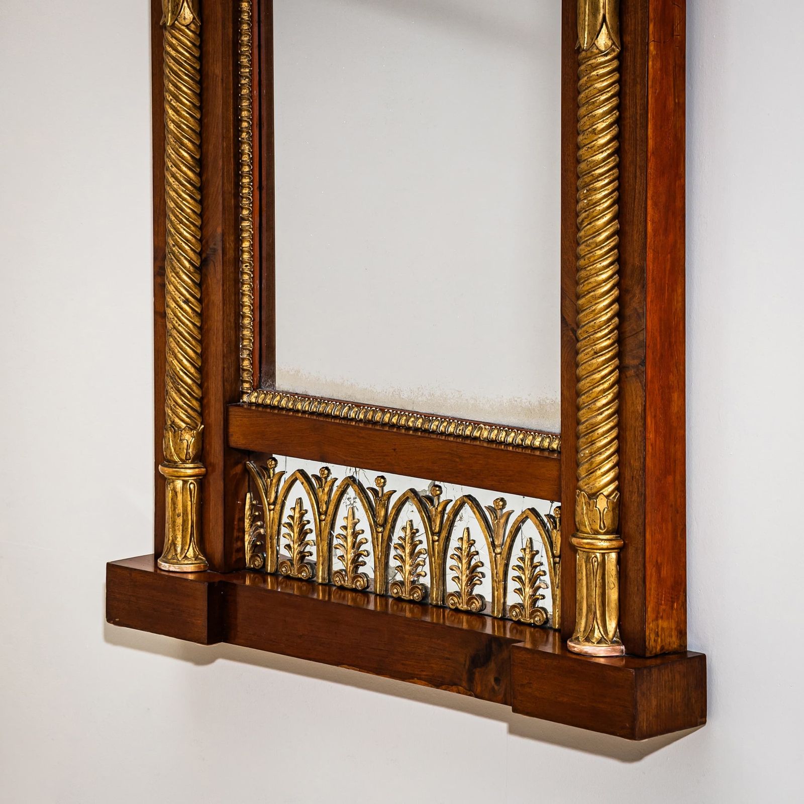 Empire-spiegel van Johan Martin Berg, Gothenburg / Zweden, begin 19e eeuw photo Woonaccessoires