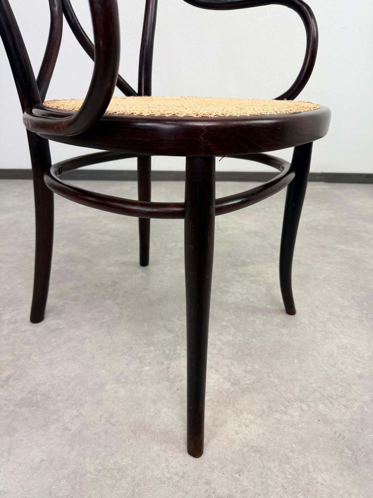 Bentwood "Angel Back" Armchair Nr.19 By Thonet photo vintage
