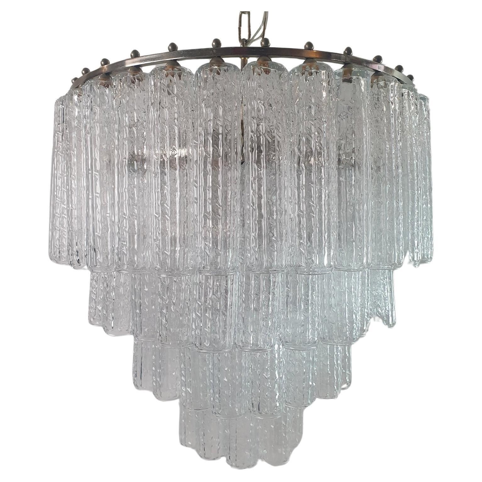 Italian Mid Century Chandelier, Murano Glass, 10 Bulbs, 1965, Italy photo furniture