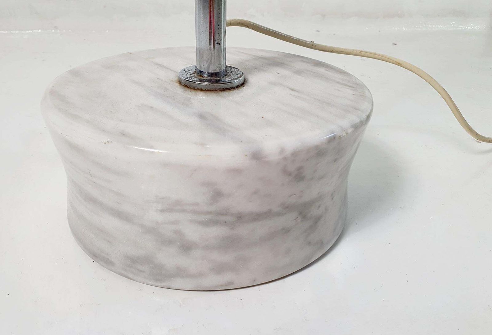 Gino Sarfatti Model 1094 Floor Lamp, Marble & Chrome, Italy 1969 photo Lighting